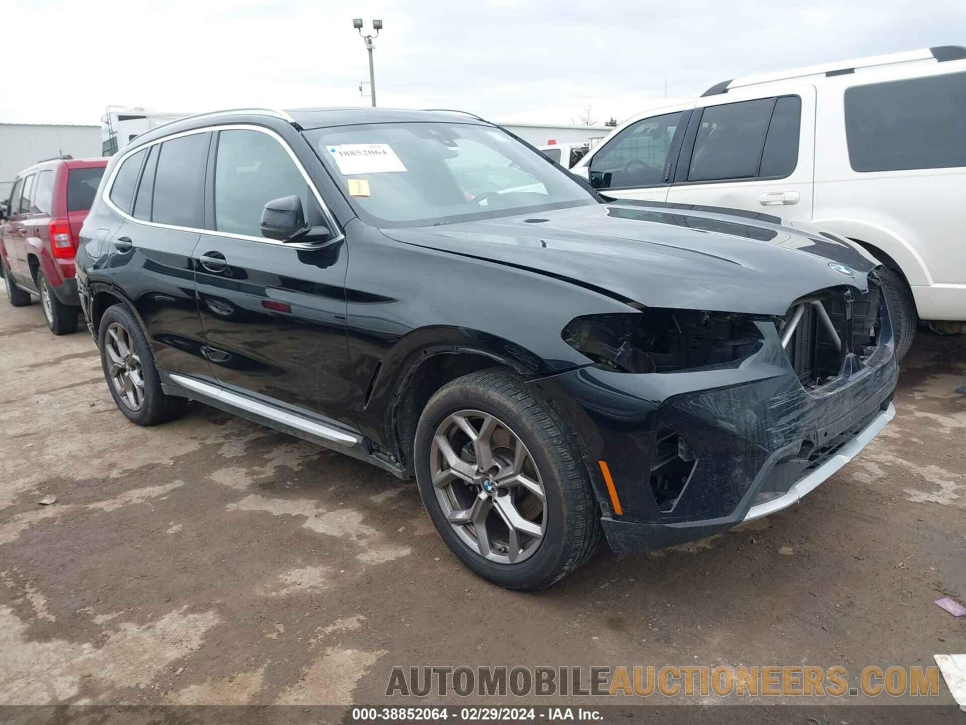 5UX53DP08N9M50913 BMW X3 2022