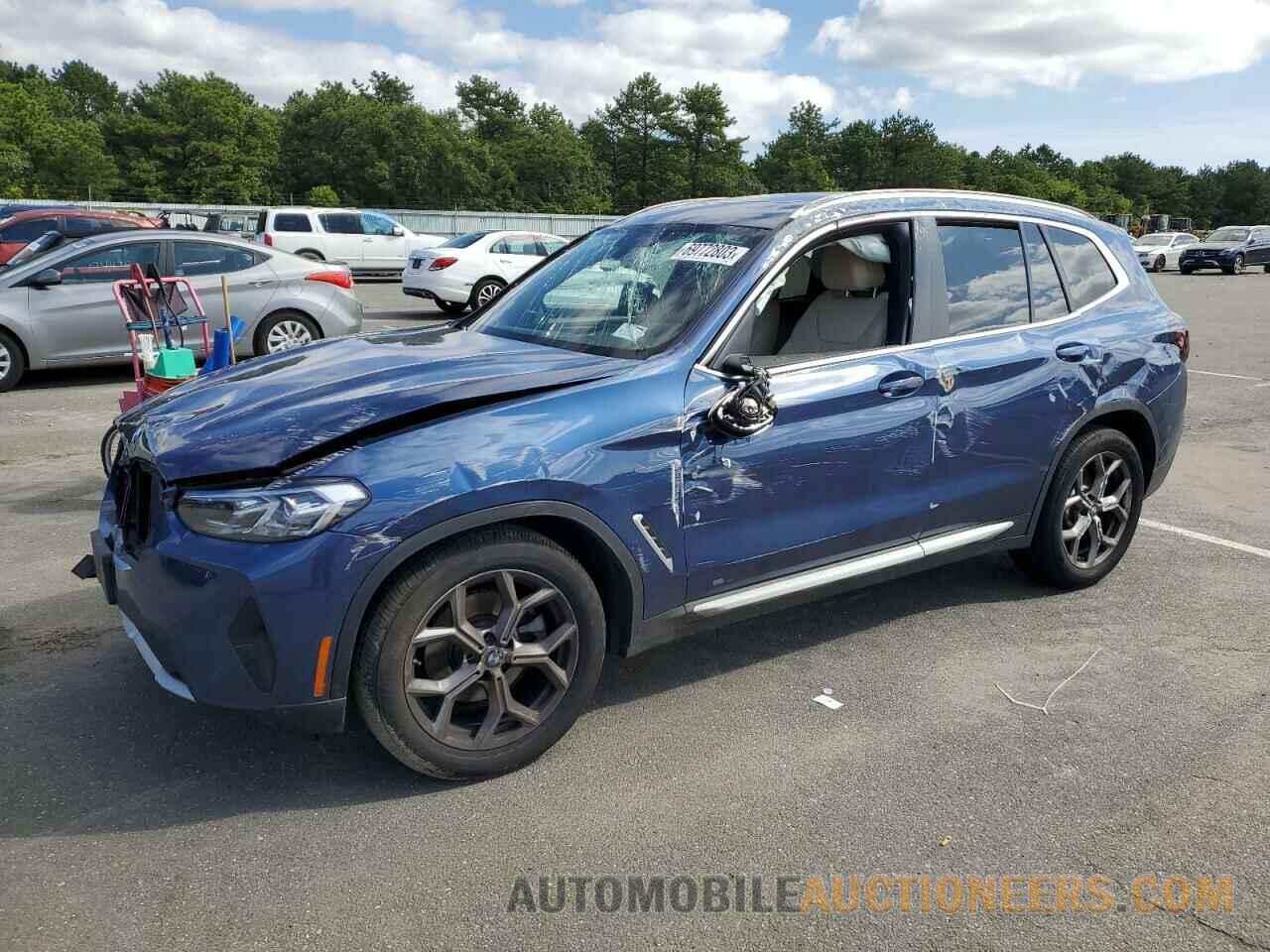 5UX53DP08N9N22662 BMW X3 2022