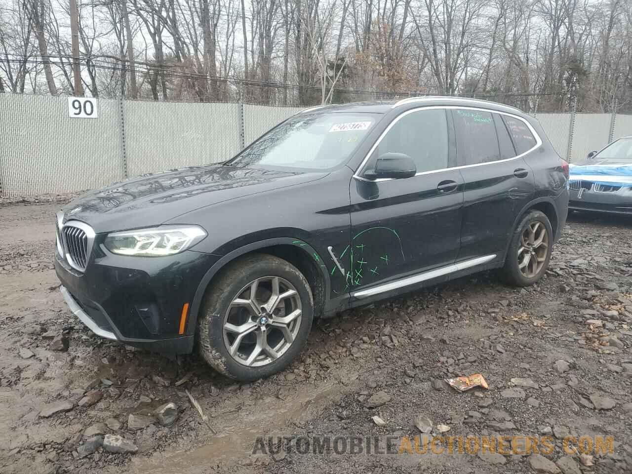 5UX53DP08N9N23360 BMW X3 2022