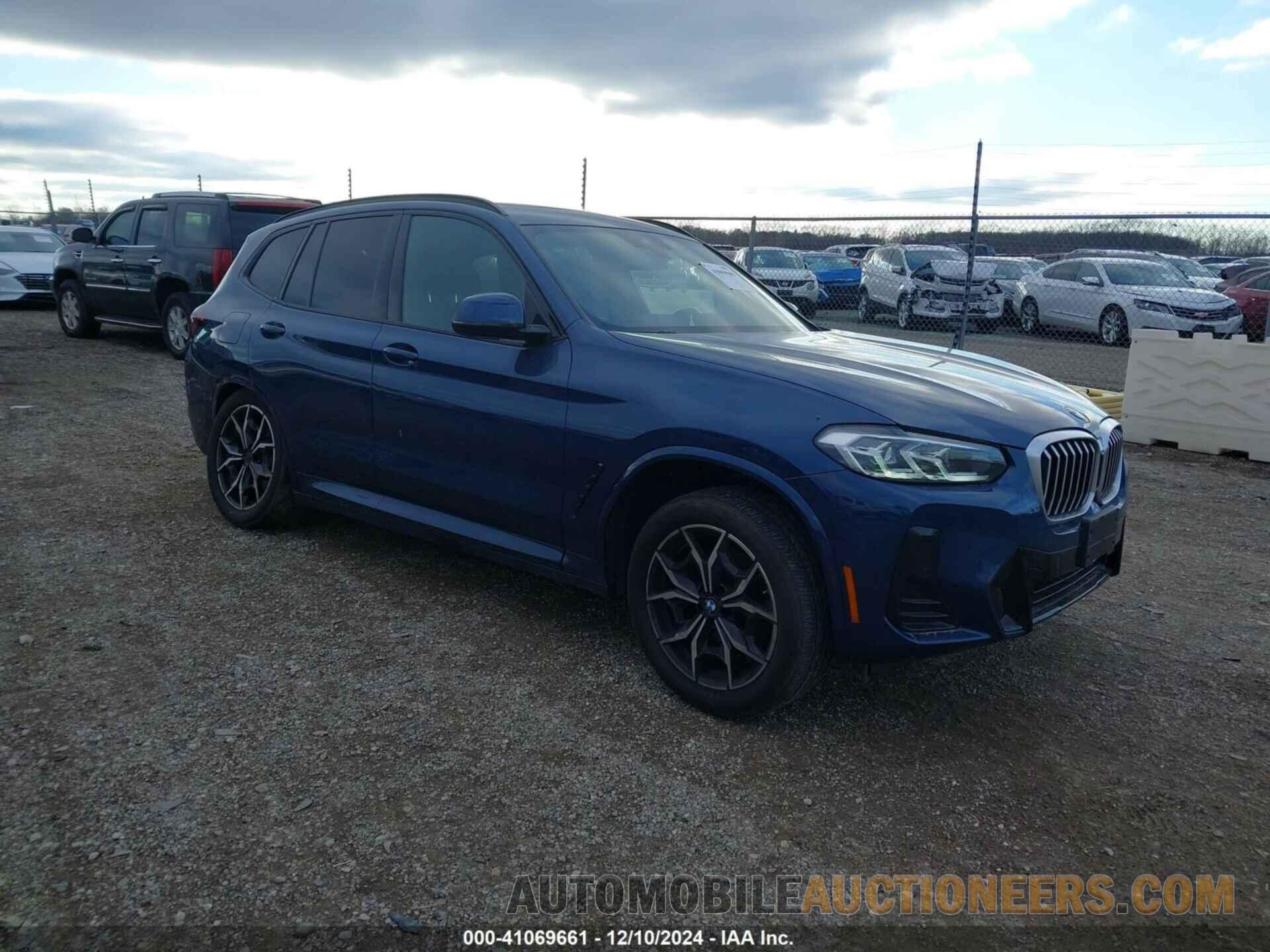 5UX53DP08N9N39848 BMW X3 2022