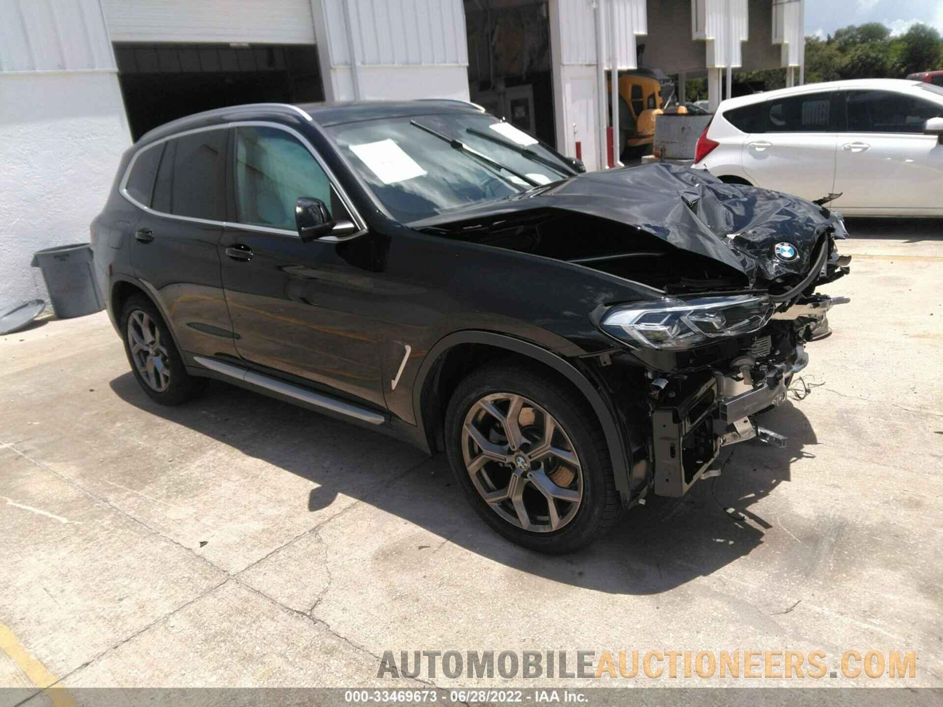 5UX53DP09N9L36127 BMW X3 2022