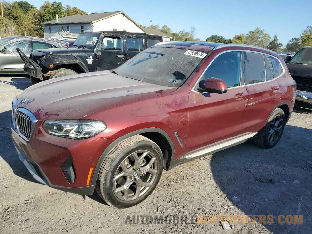 5UX53DP09P9T01865 BMW X3 2023