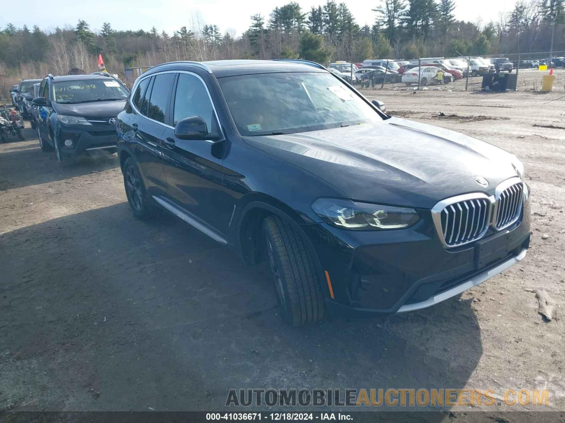 5UX53DP0XN9J32307 BMW X3 2022