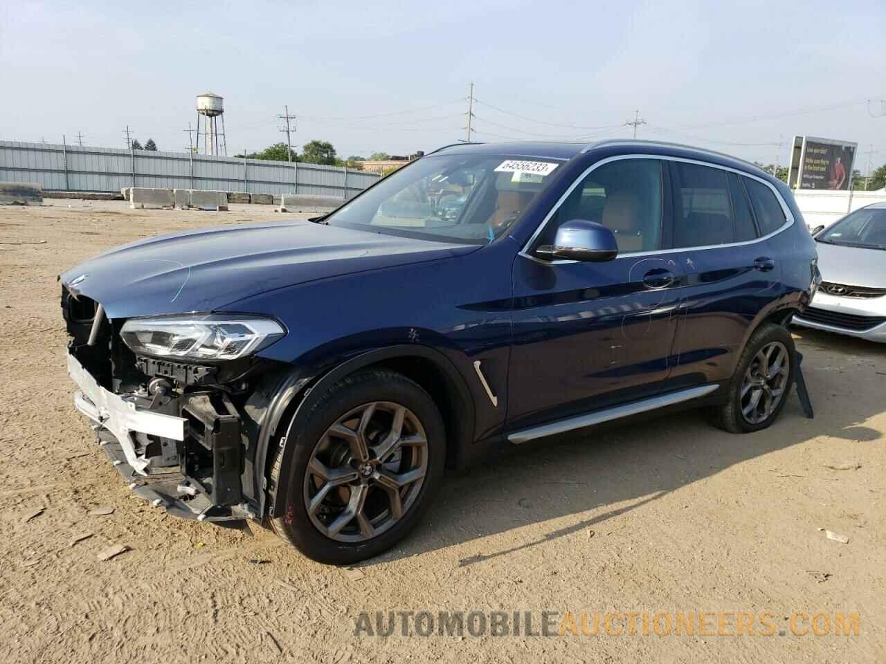 5UX53DP0XN9K02811 BMW X3 2022