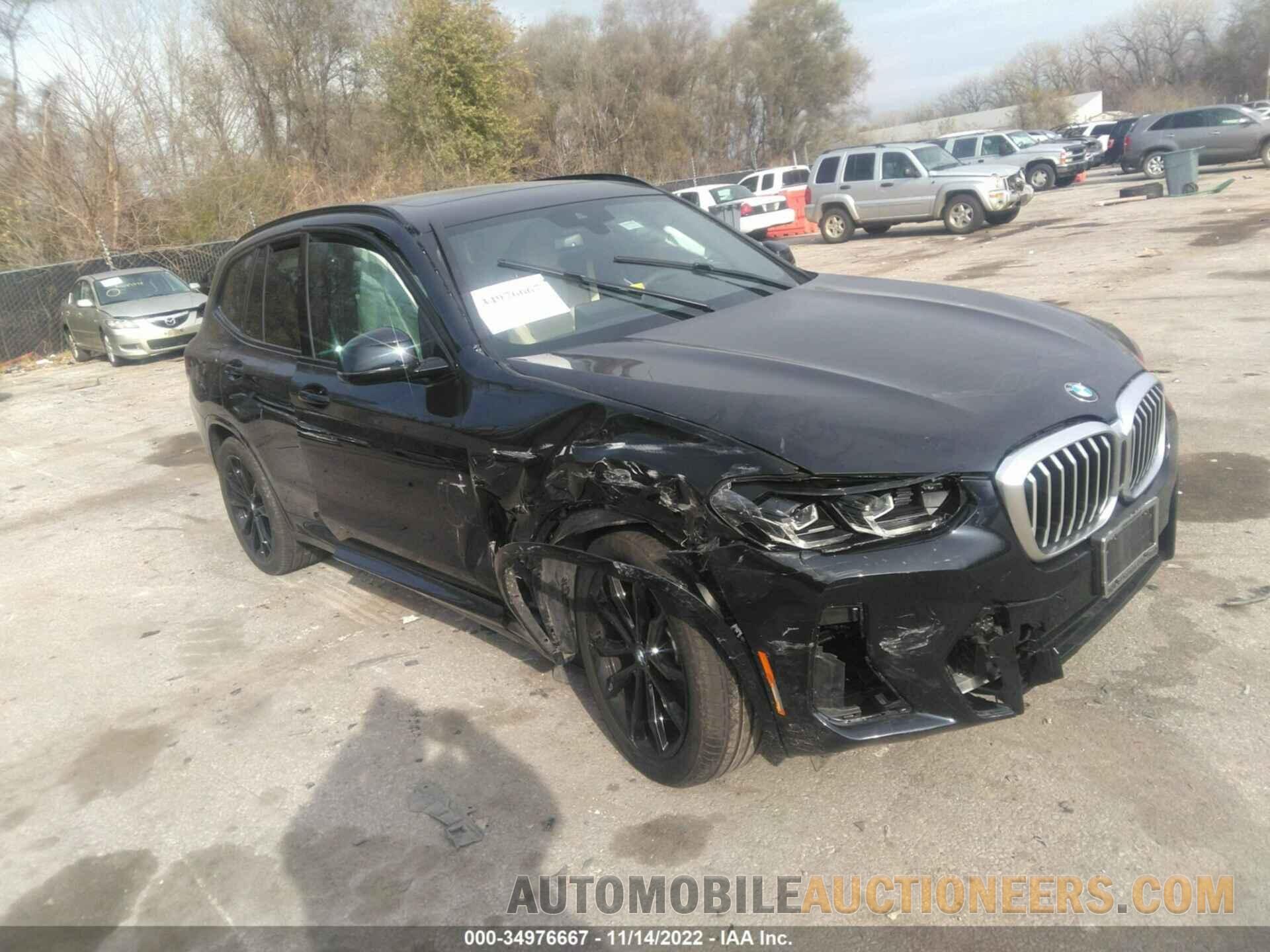 5UX53DP0XN9L07977 BMW X3 2022