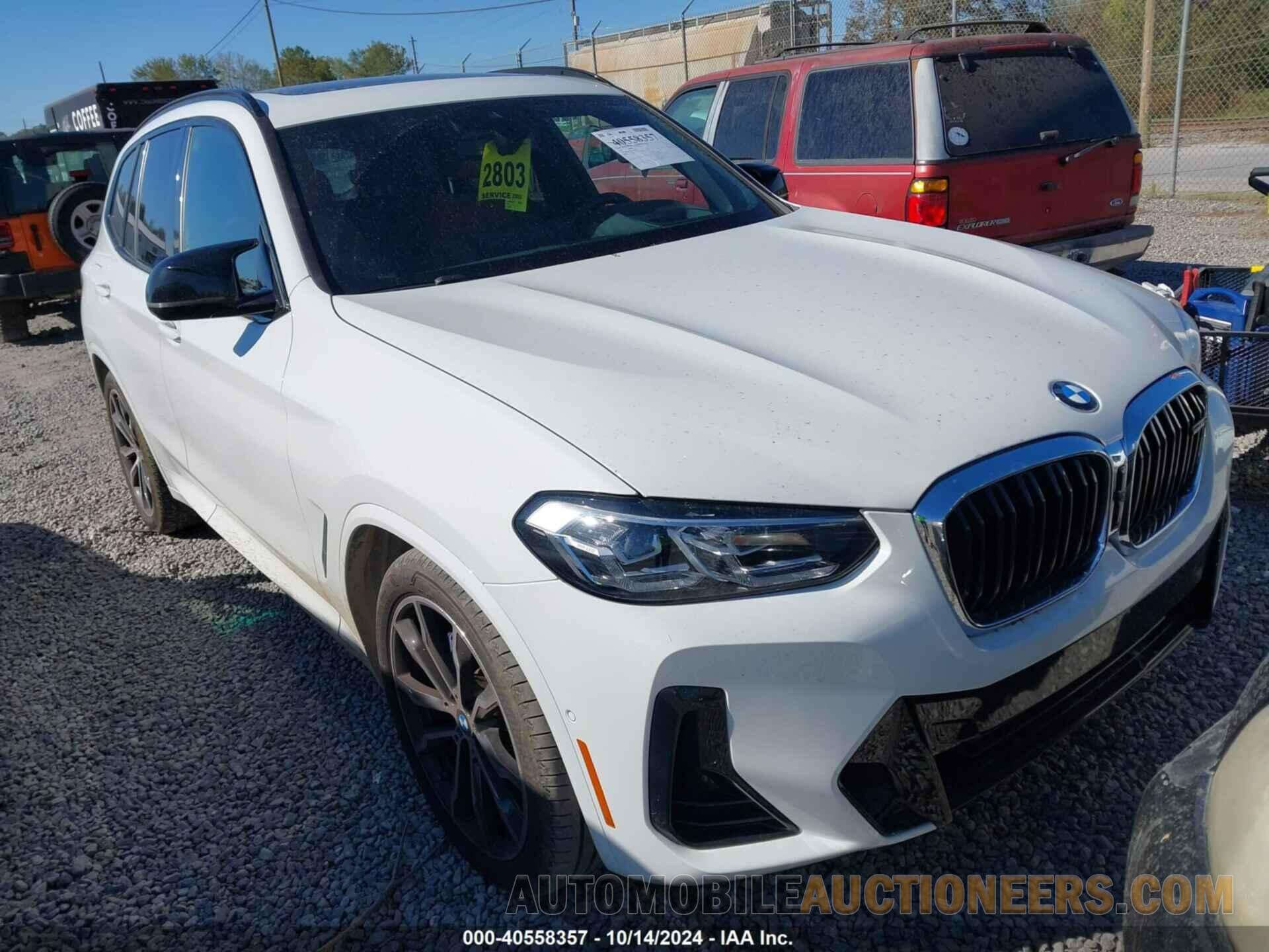 5UX83DP04N9J60195 BMW X3 2022