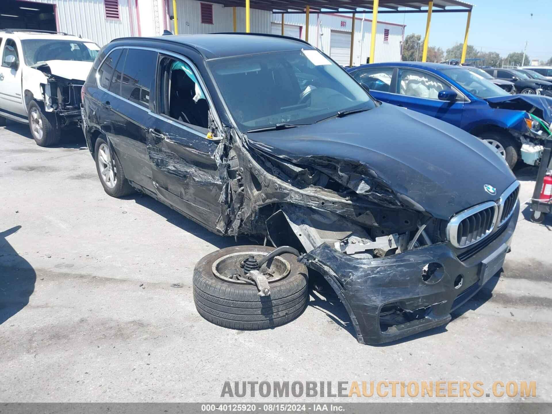 5UXKR0C53F0P01287 BMW X5 2015