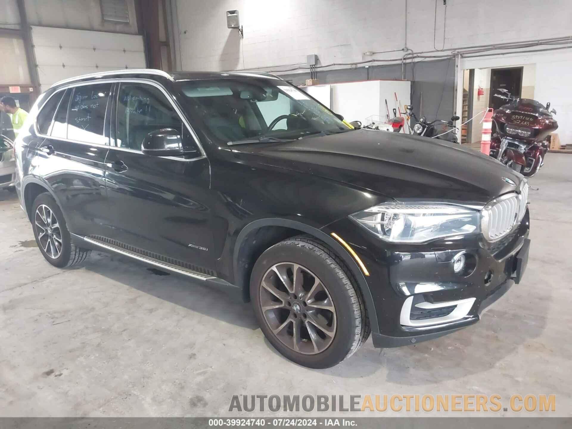 5UXKR0C55F0P16812 BMW X5 2015