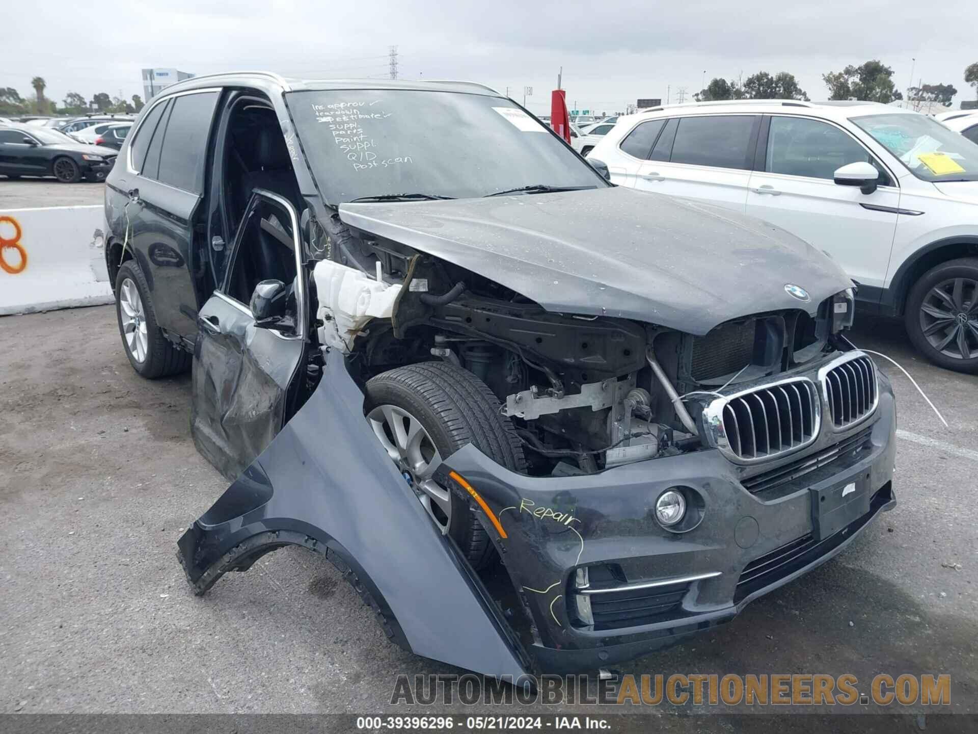 5UXKR0C56F0K65504 BMW X5 2015