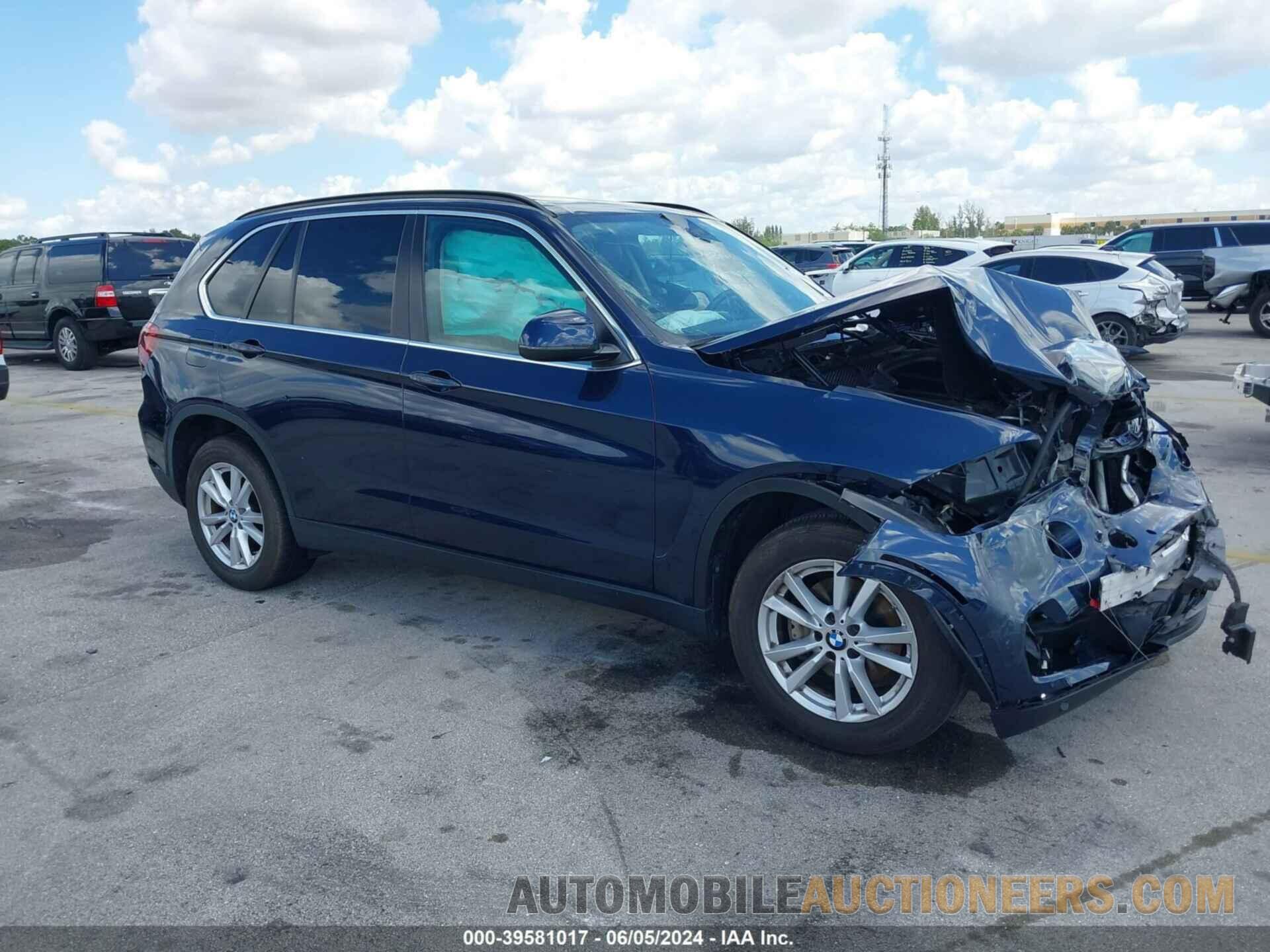 5UXKR2C57F0H38308 BMW X5 2015