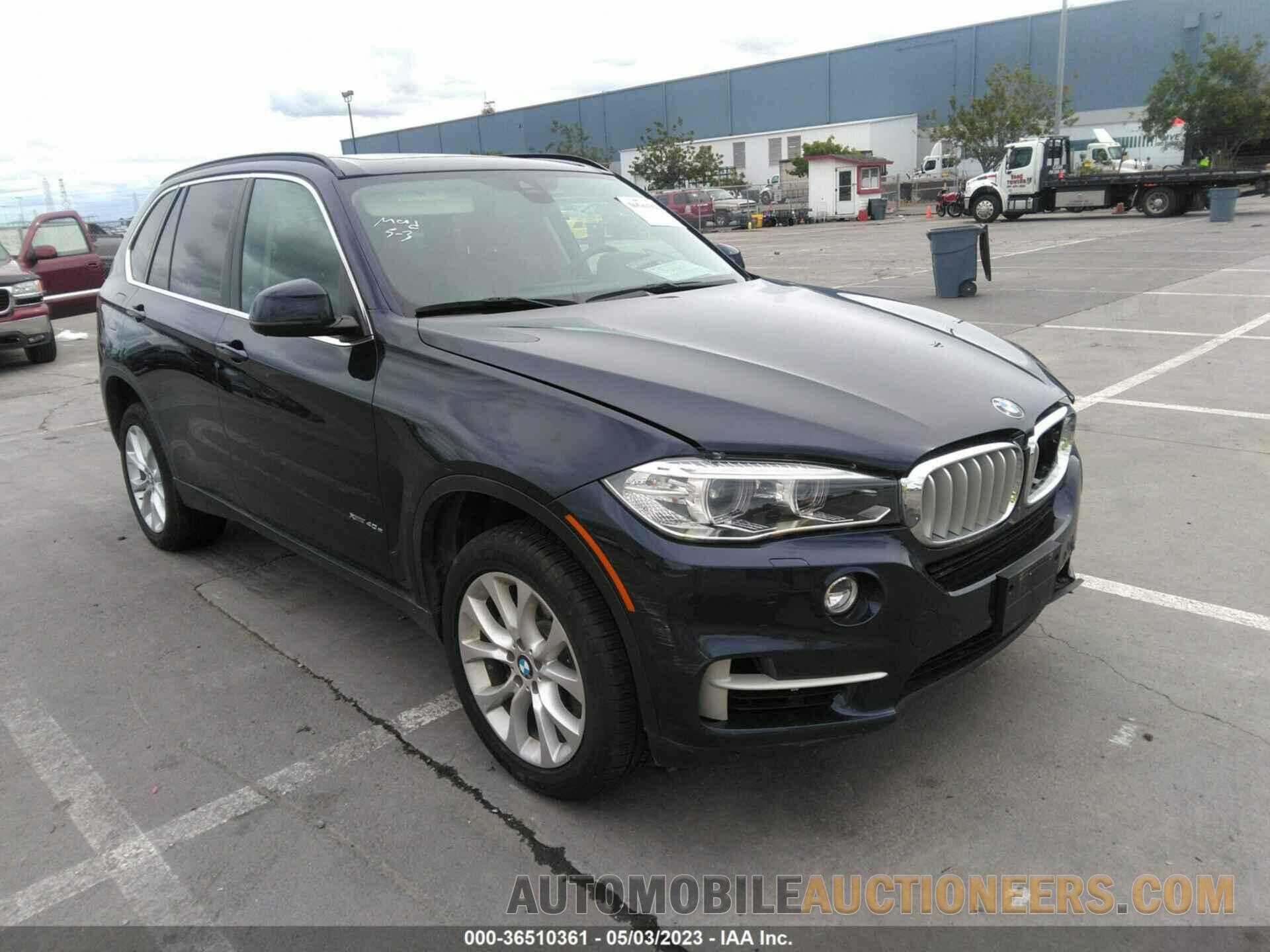 5UXKT0C50G0F75279 BMW X5 EDRIVE 2016