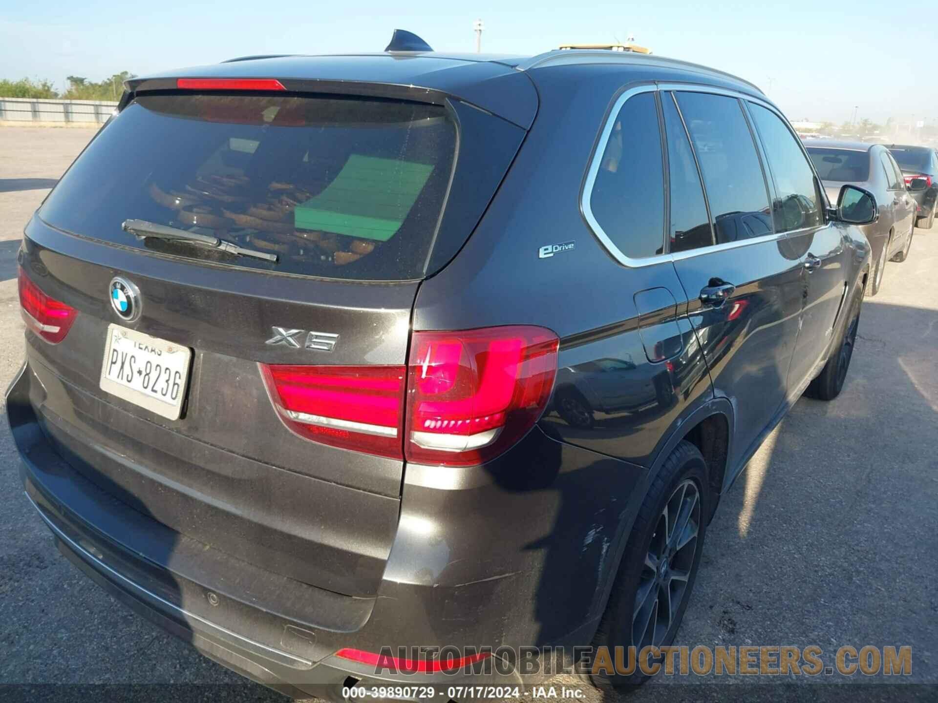 5UXKT0C53J0W02026 BMW X5 EDRIVE 2018