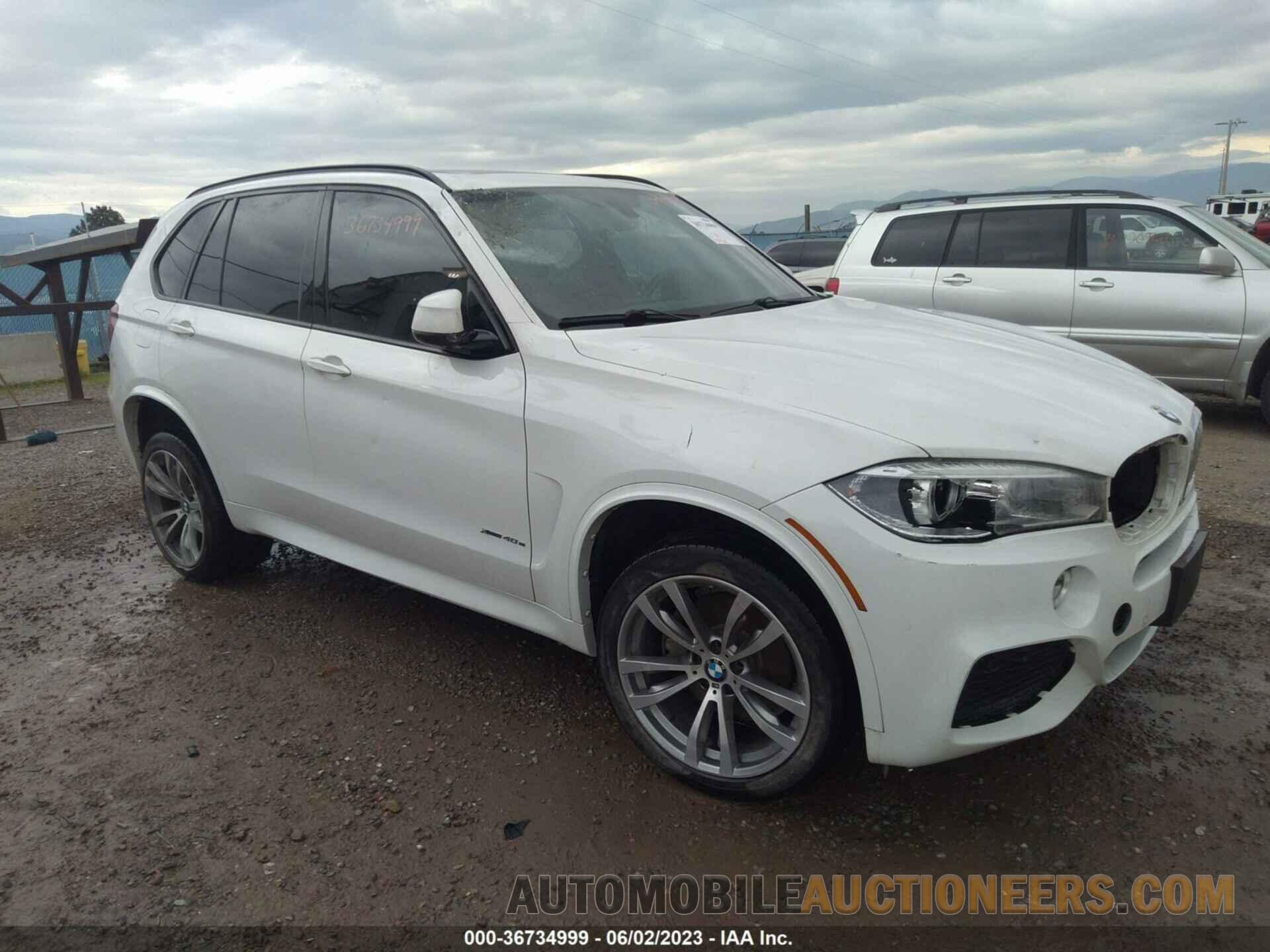 5UXKT0C57G0F74937 BMW X5 EDRIVE 2016