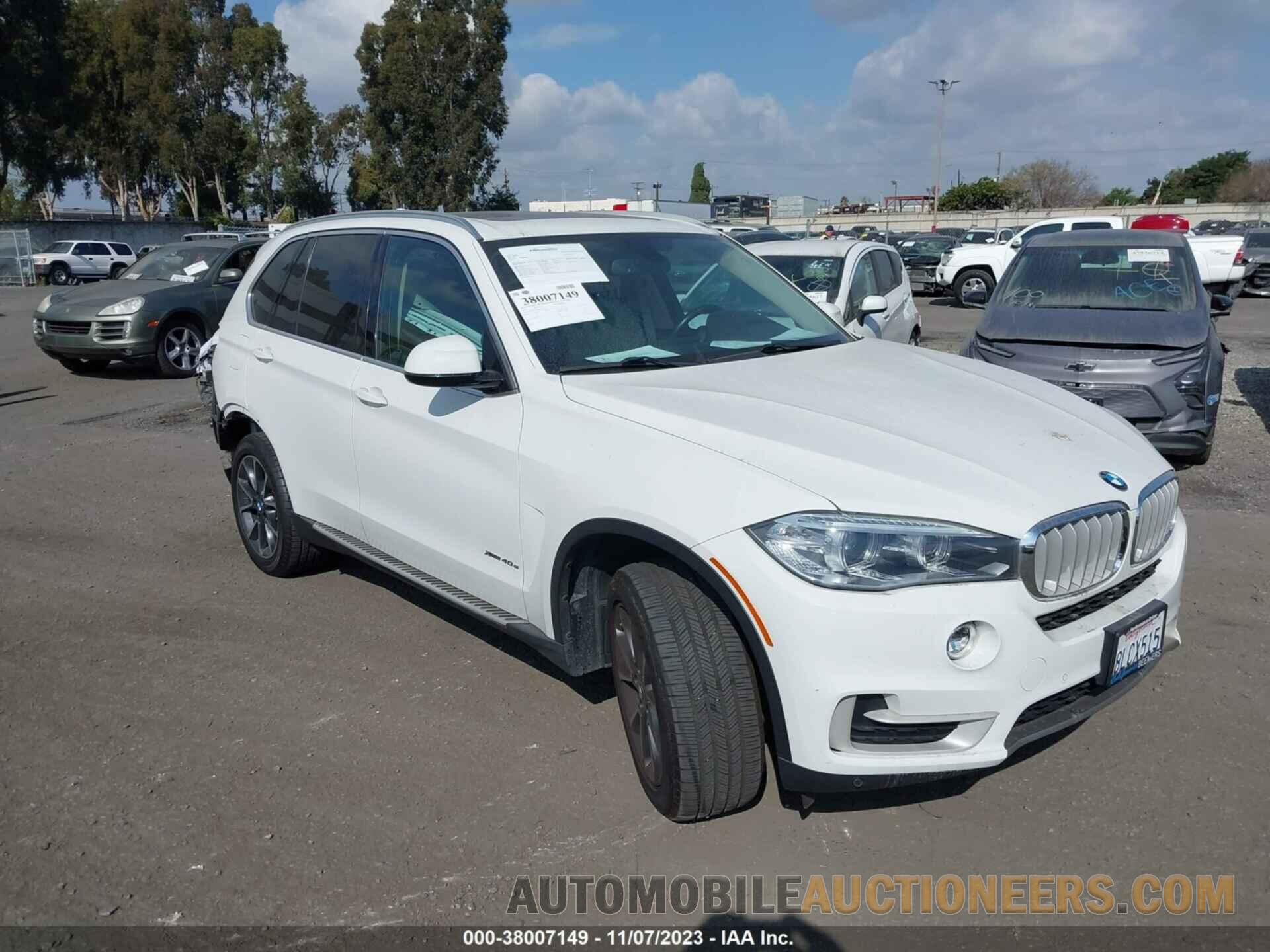 5UXKT0C58G0S75292 BMW X5 EDRIVE 2016