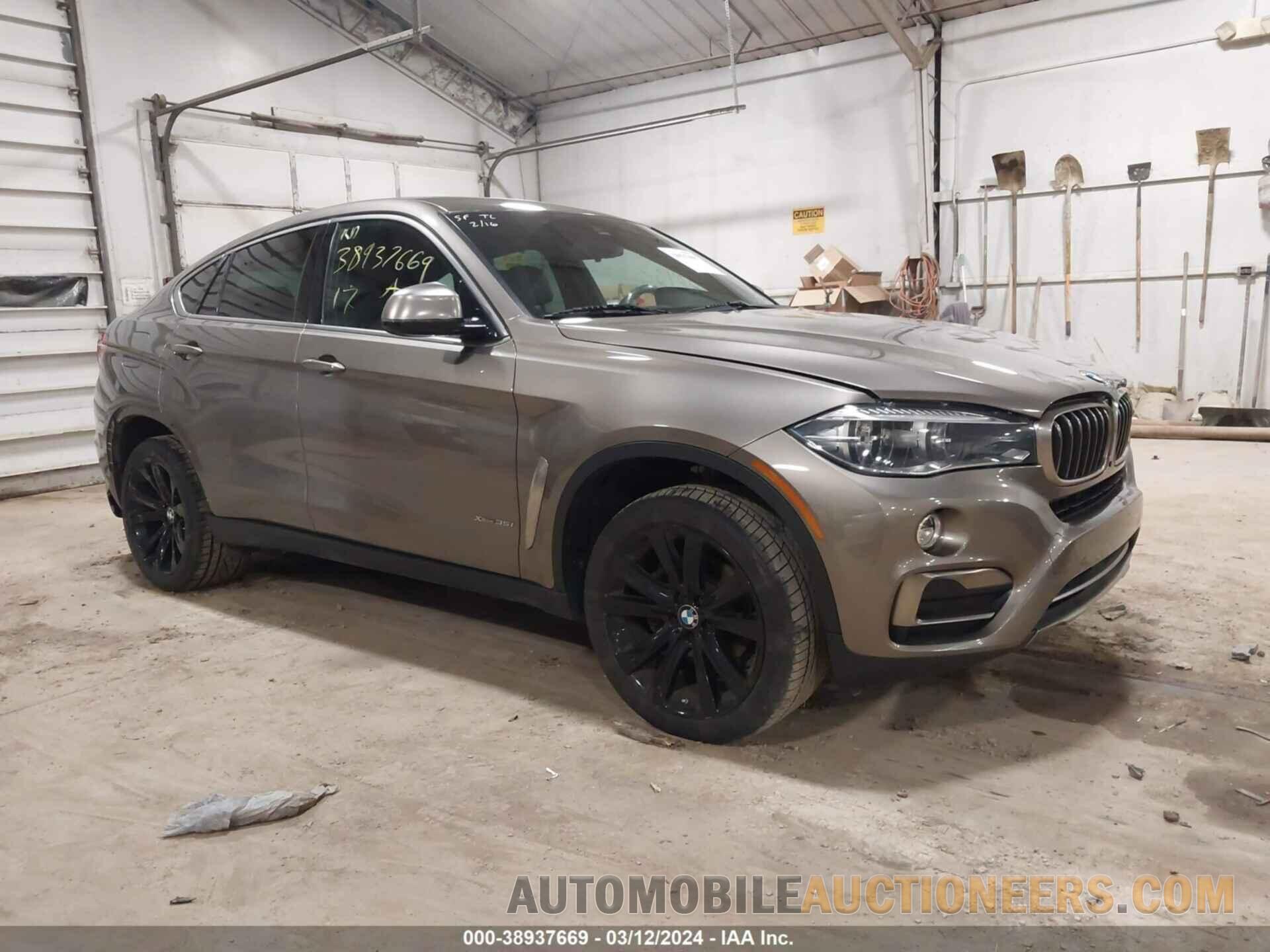 5UXKU2C30H0X47431 BMW X6 2017