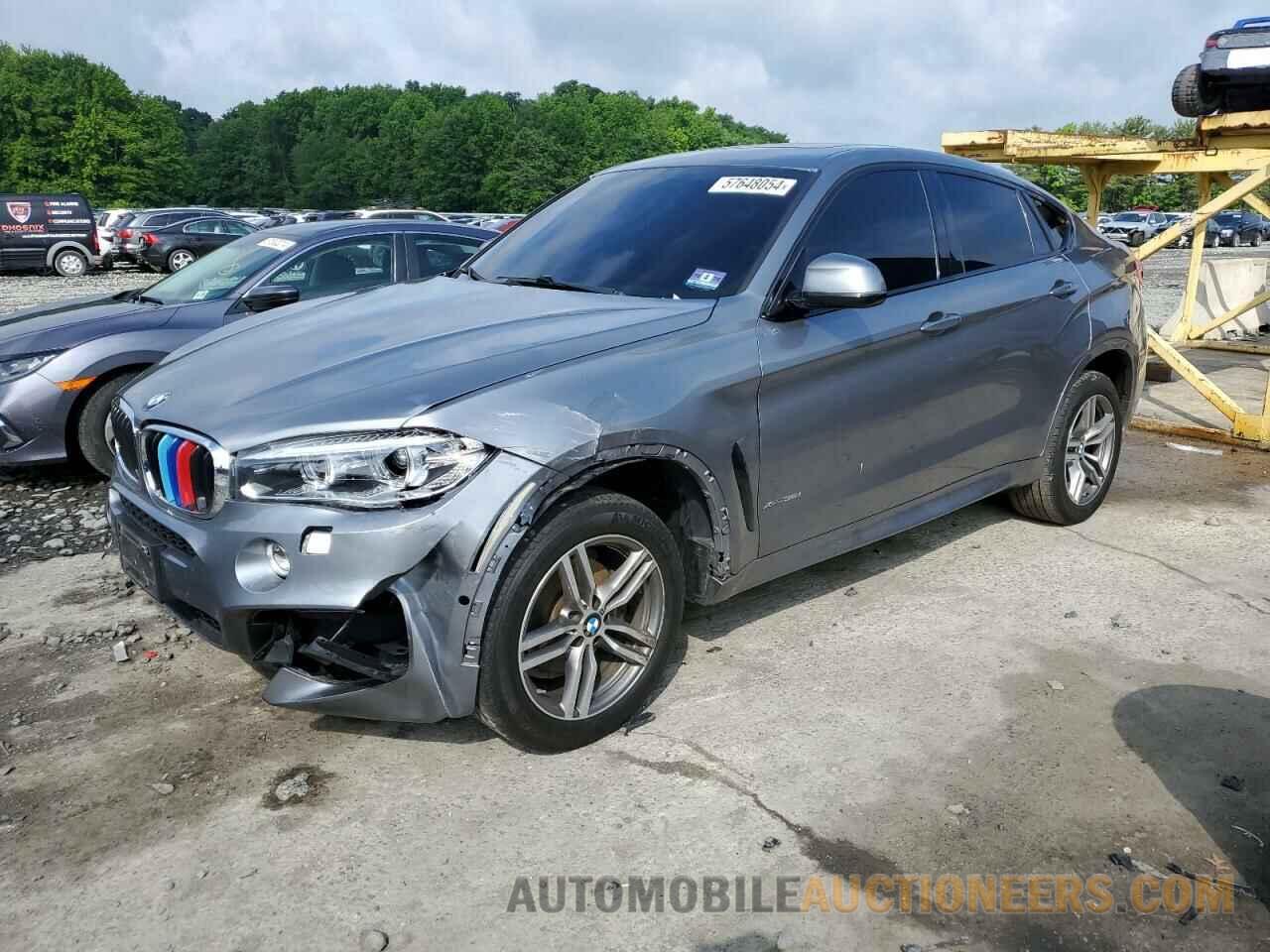 5UXKU2C37H0X47863 BMW X6 2017