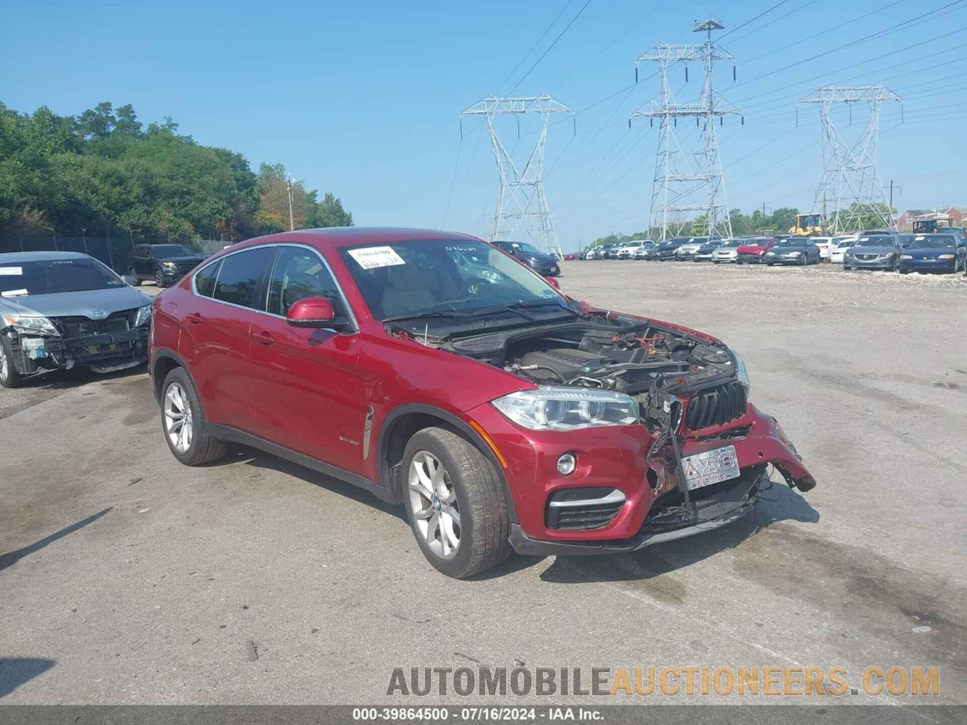 5UXKU2C50F0N76629 BMW X6 2015