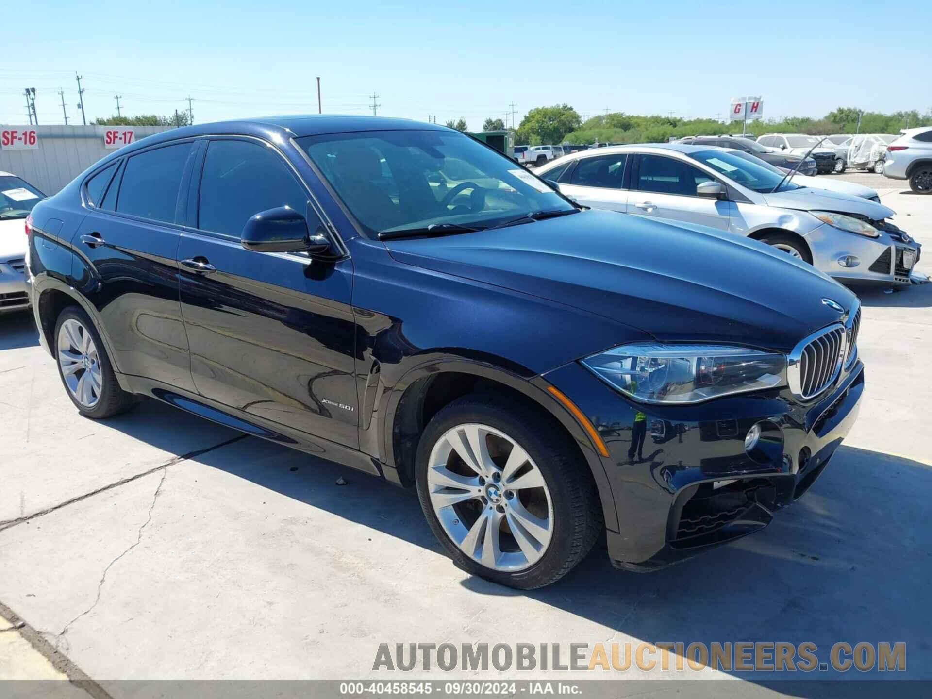 5UXKU6C35H0W38616 BMW X6 2017