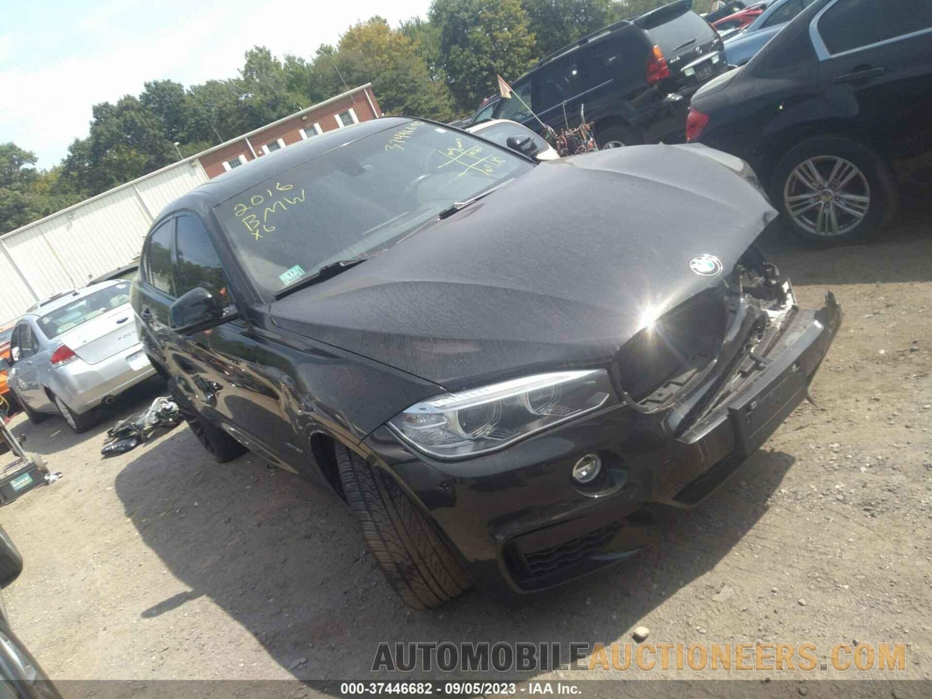 5UXKU6C53G0R34170 BMW X6 2016