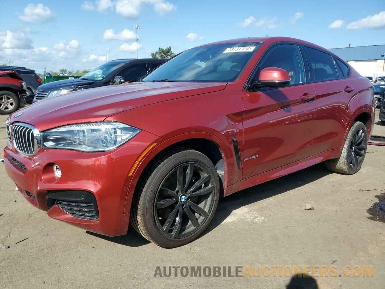 5UXKU6C54J0W38887 BMW X6 2018