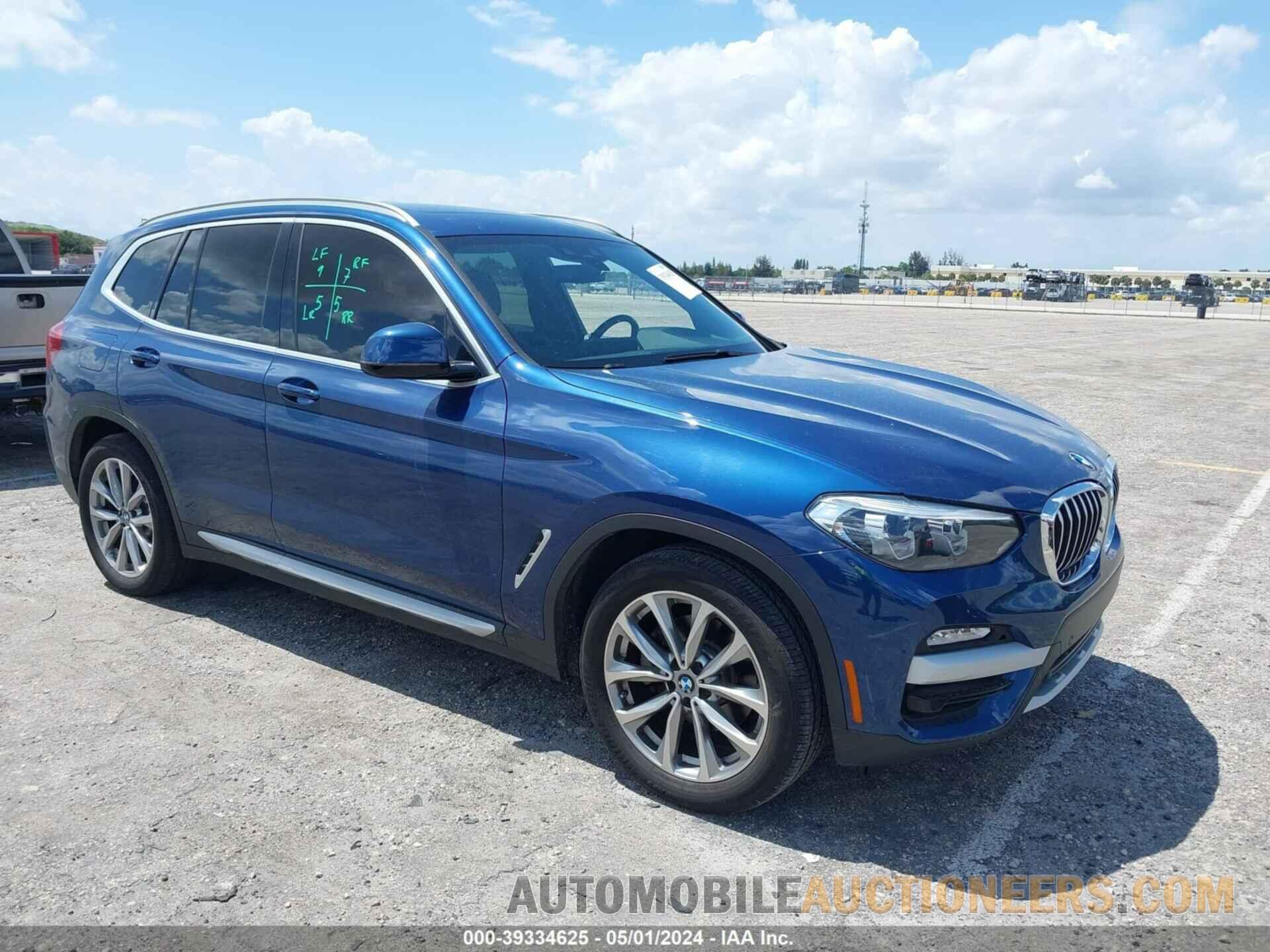 5UXTR7C52KLF31531 BMW X3 2019