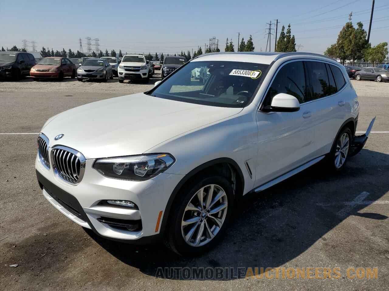 5UXTR7C53KLE98779 BMW X3 2019