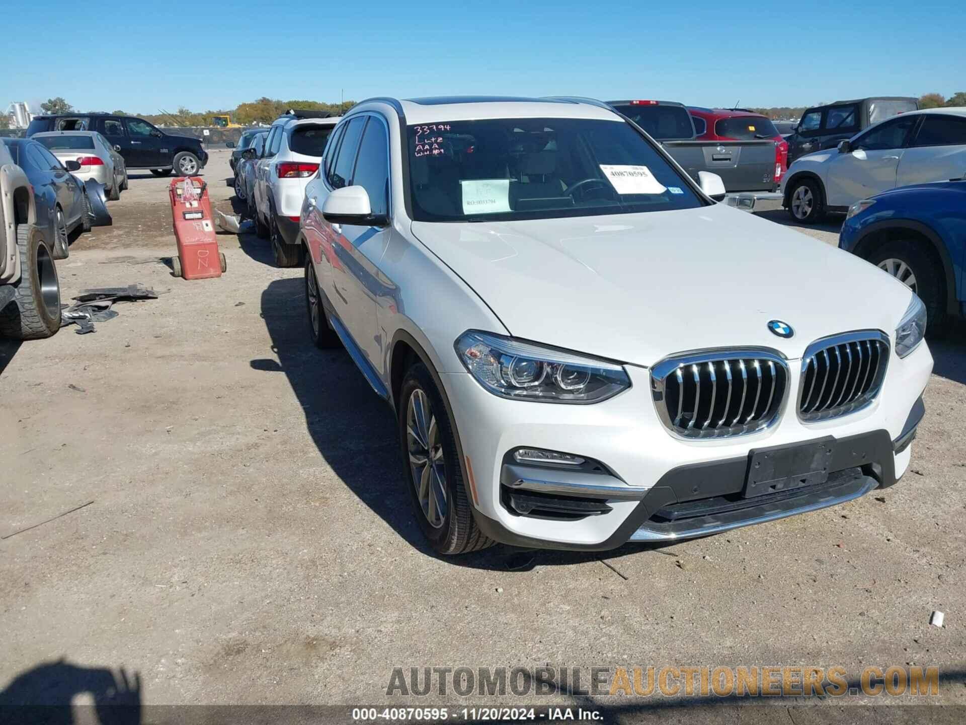 5UXTR7C59KLF30814 BMW X3 2019