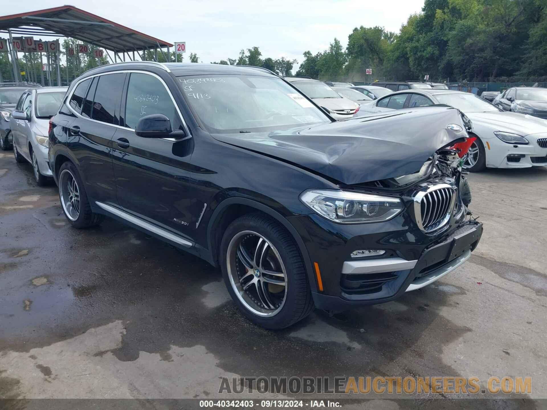 5UXTR9C52JLC75157 BMW X3 2018