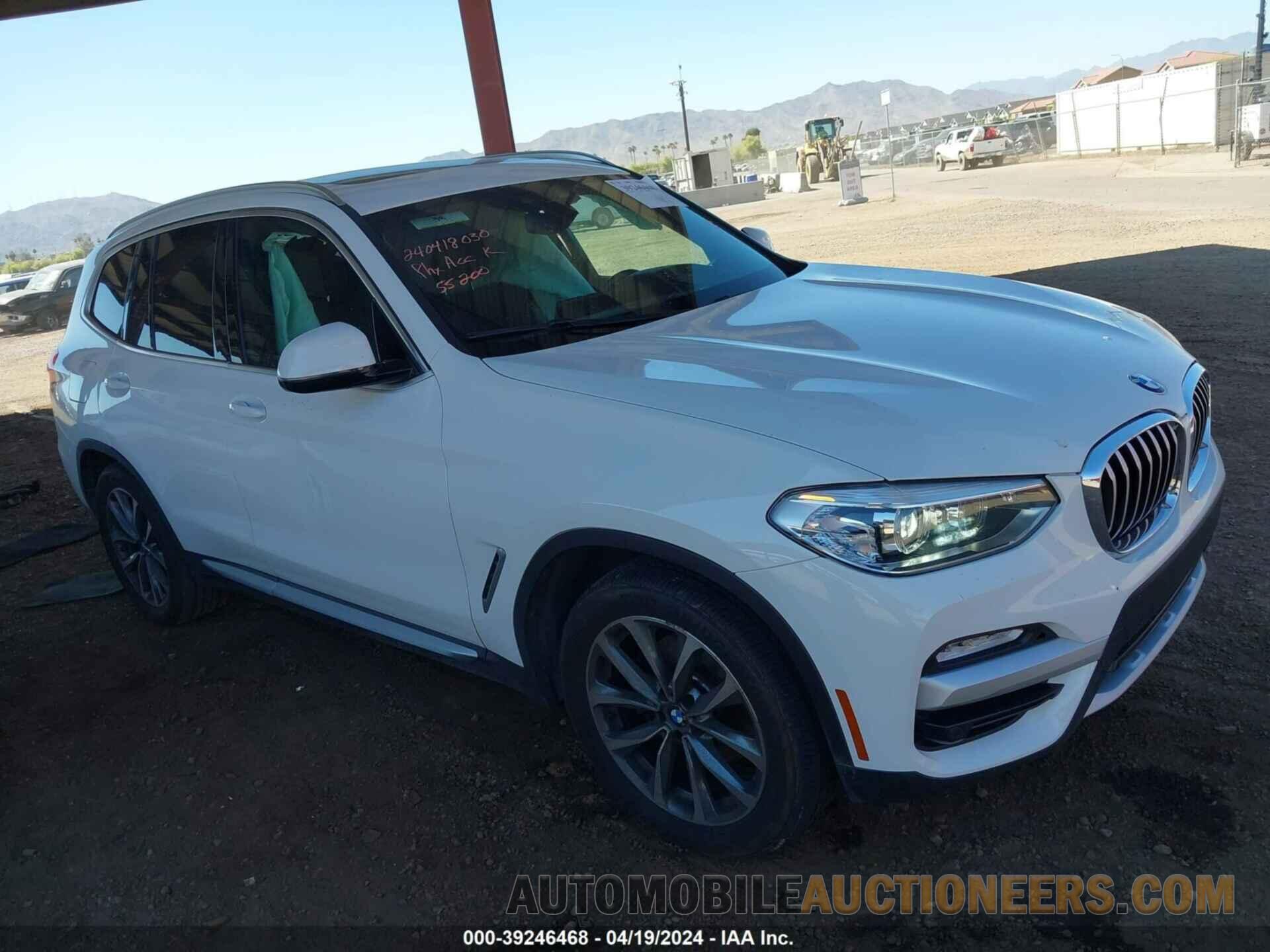 5UXTR9C52KLP97303 BMW X3 2019