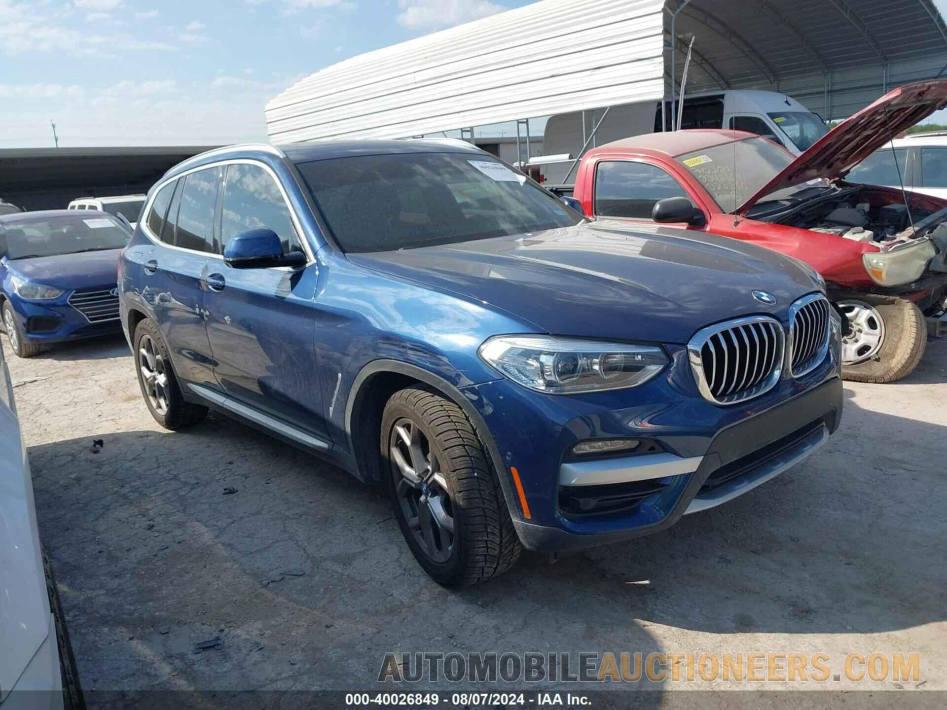 5UXTS1C00M9F26155 BMW X3 PHEV 2021