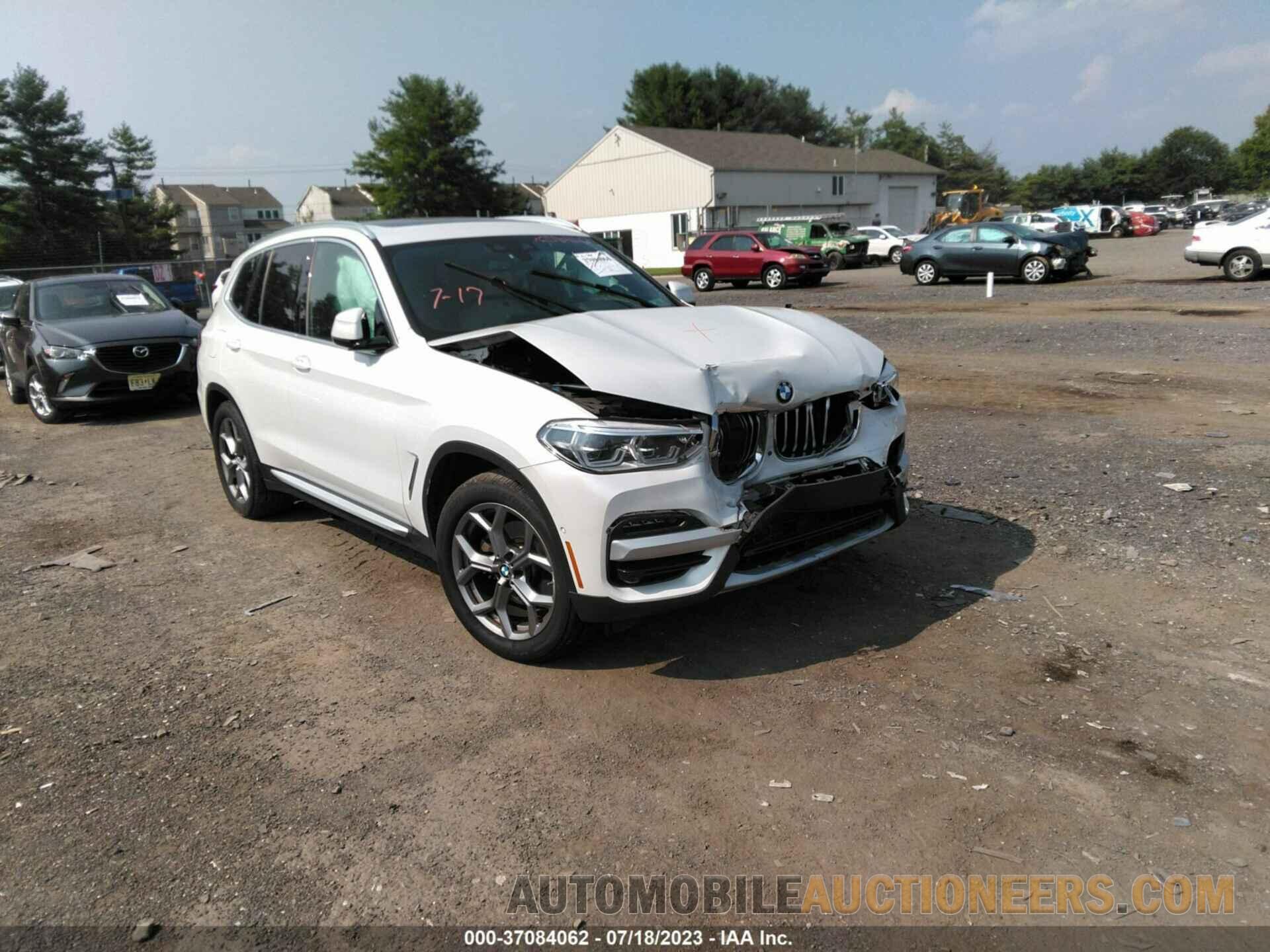 5UXTS1C02M9D75190 BMW X3 2021