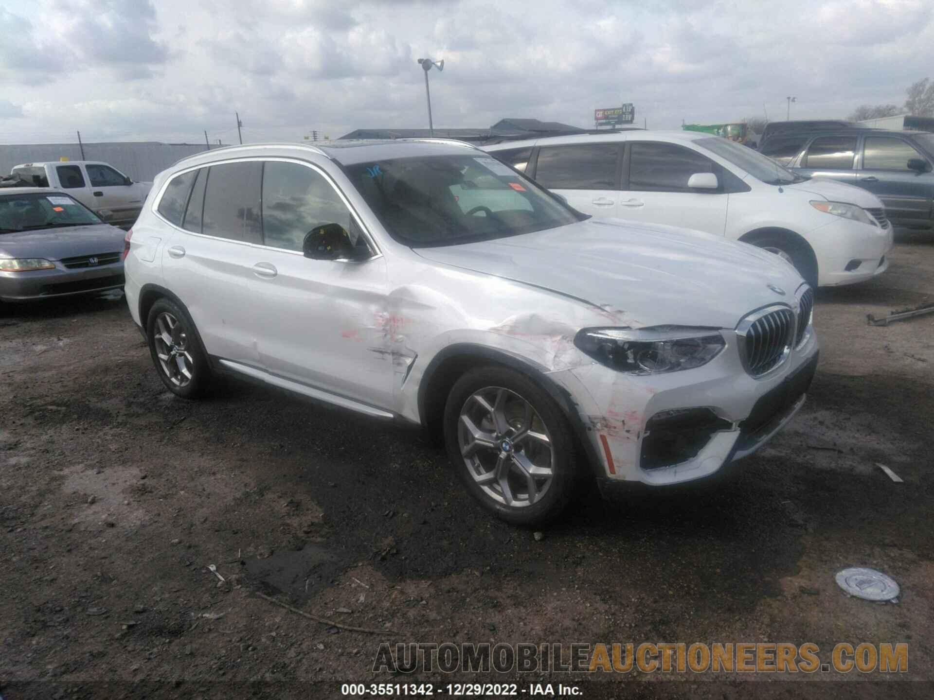 5UXTS1C09M9F04686 BMW X3 2021