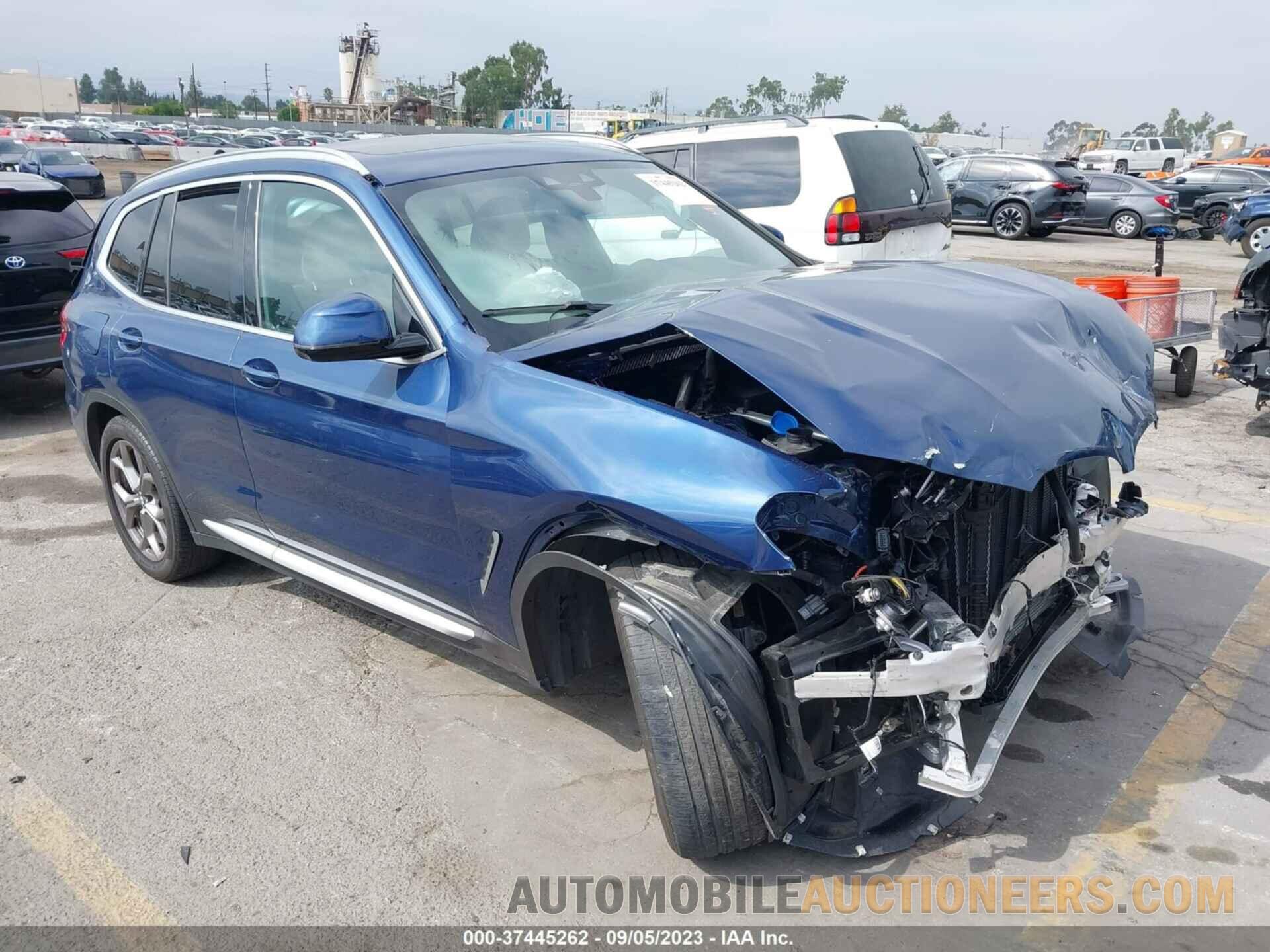 5UXTY3C00M9F20737 BMW X3 2021