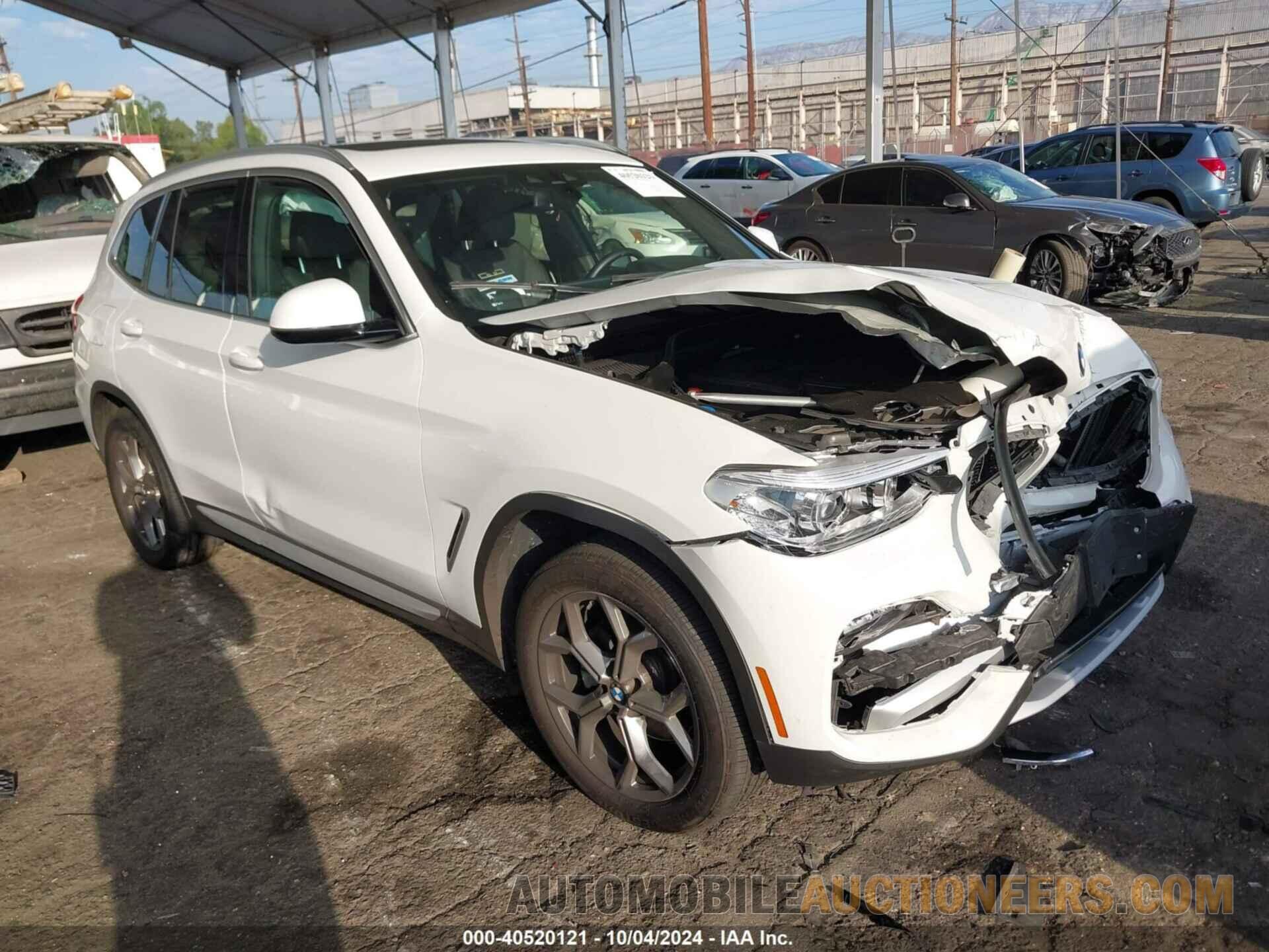 5UXTY3C00M9F21189 BMW X3 2021