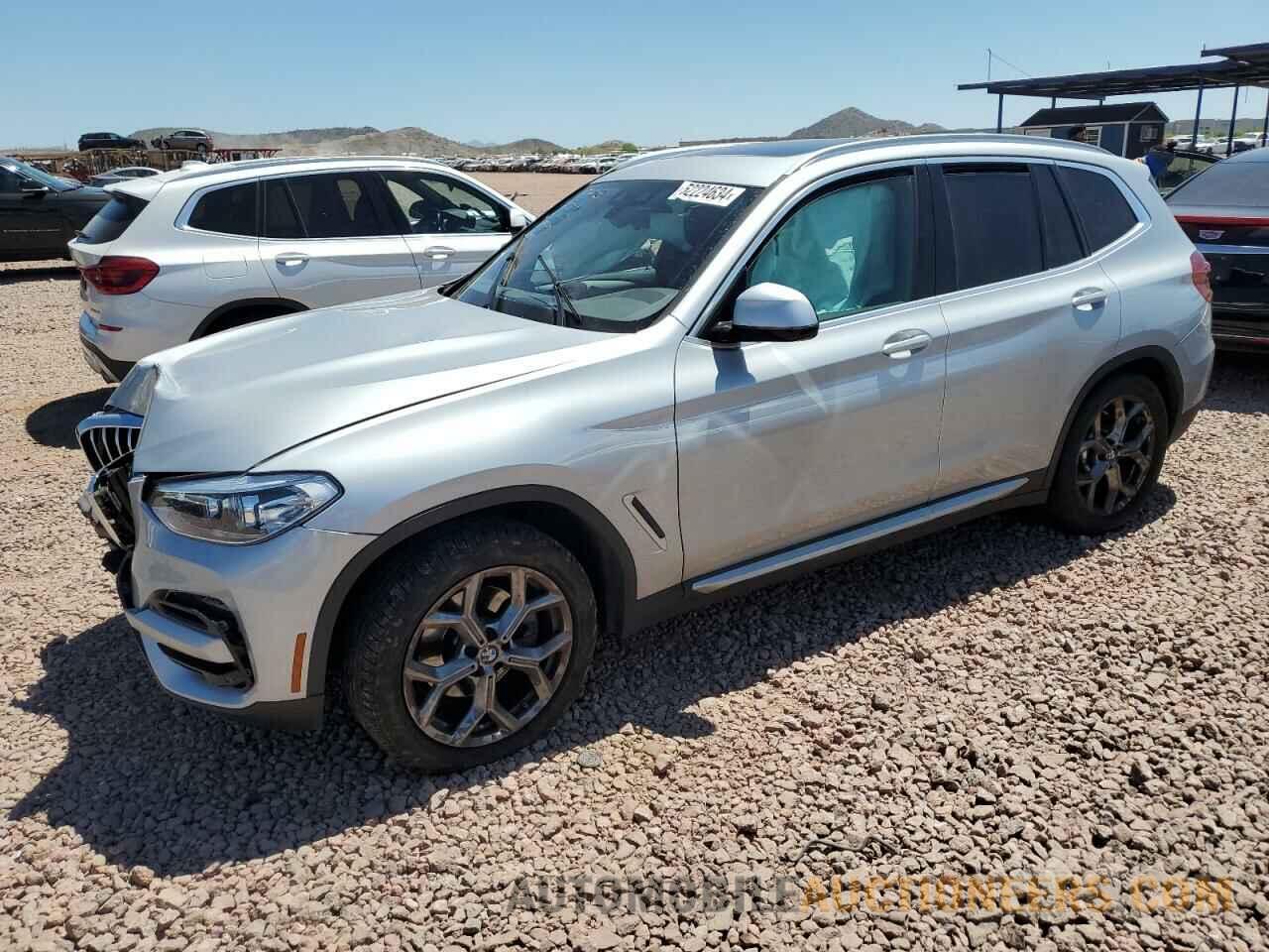 5UXTY3C00M9F21497 BMW X3 2021