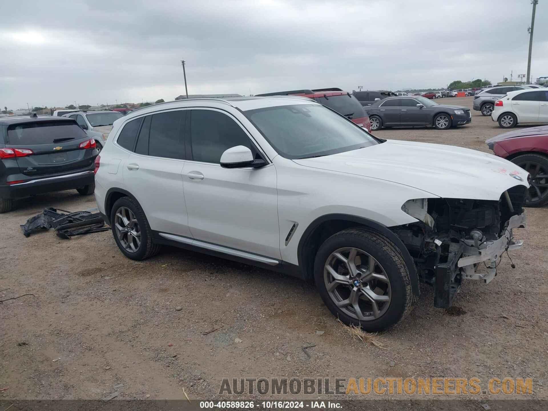 5UXTY3C00M9H20355 BMW X3 2021