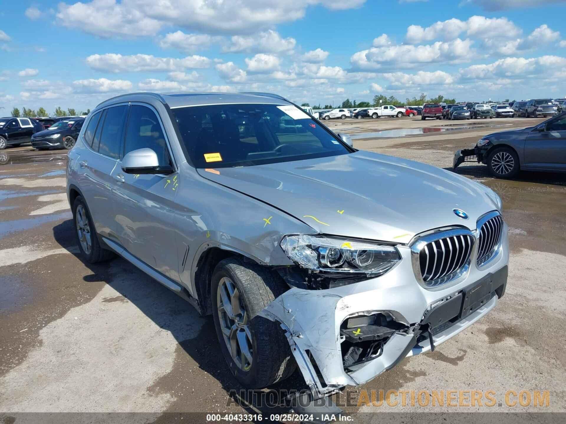 5UXTY3C01L9B70596 BMW X3 2020