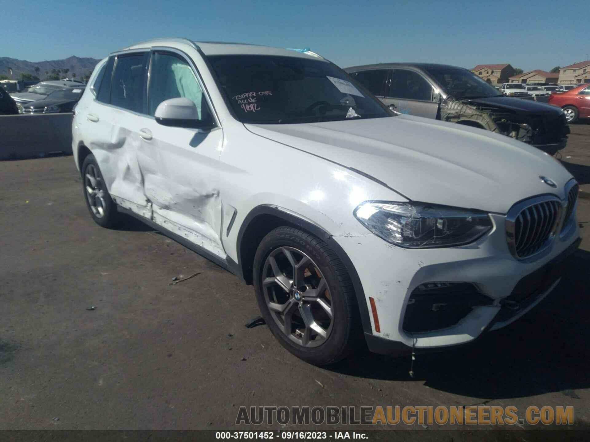 5UXTY3C01M9F59692 BMW X3 2021