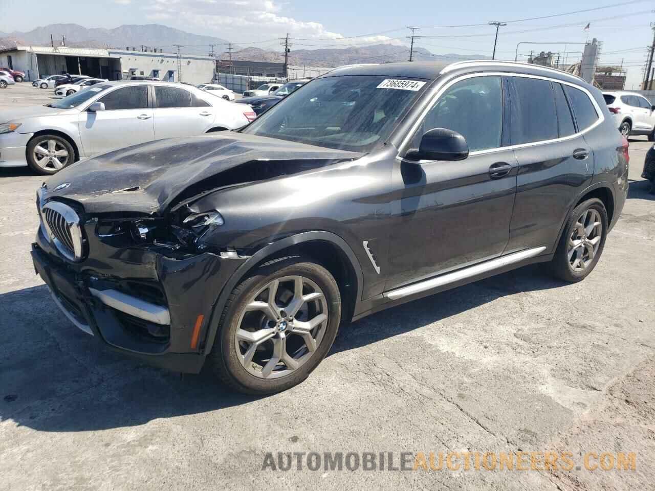 5UXTY3C02M9D82425 BMW X3 2021