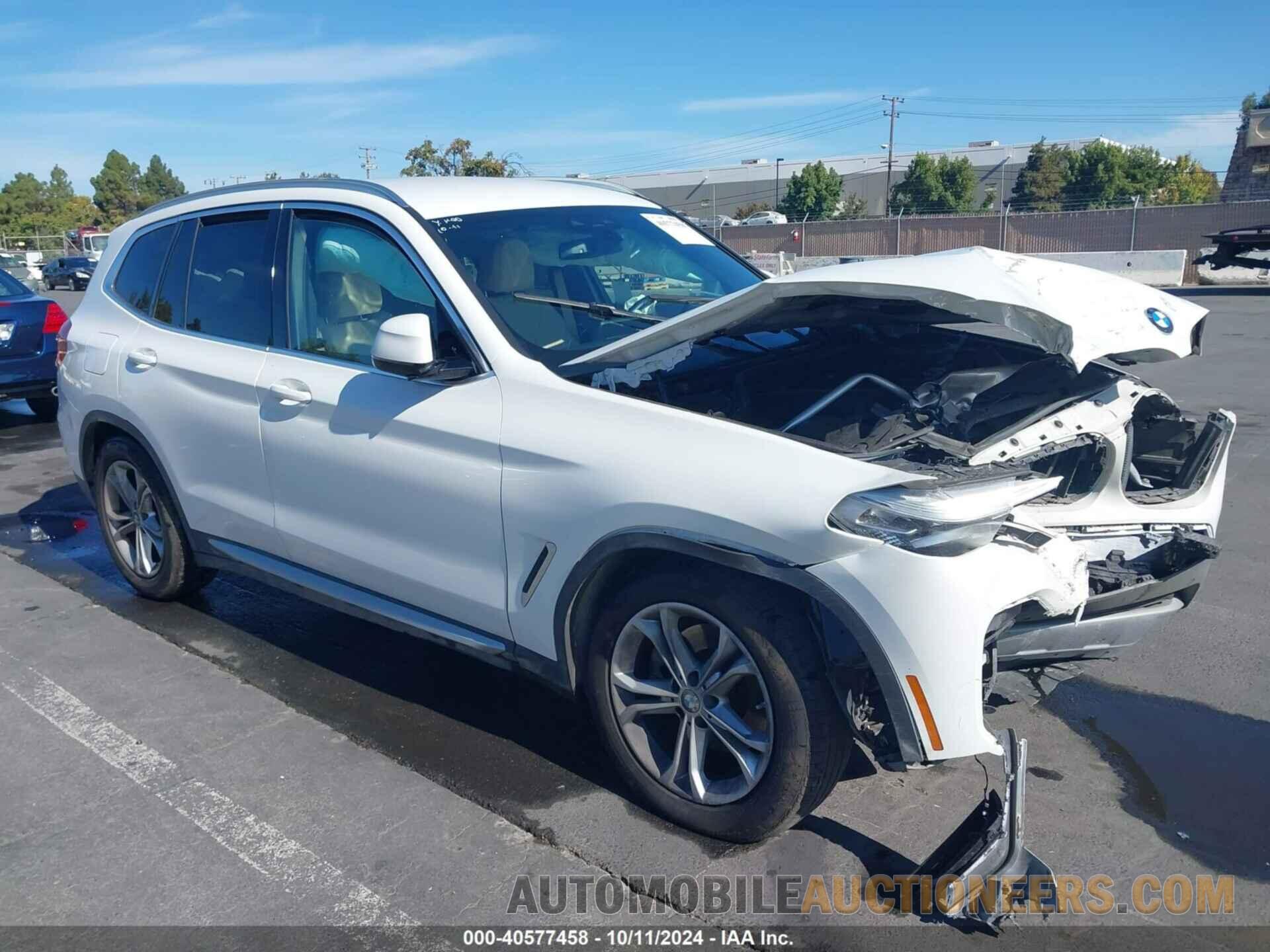 5UXTY3C02M9F00179 BMW X3 2021