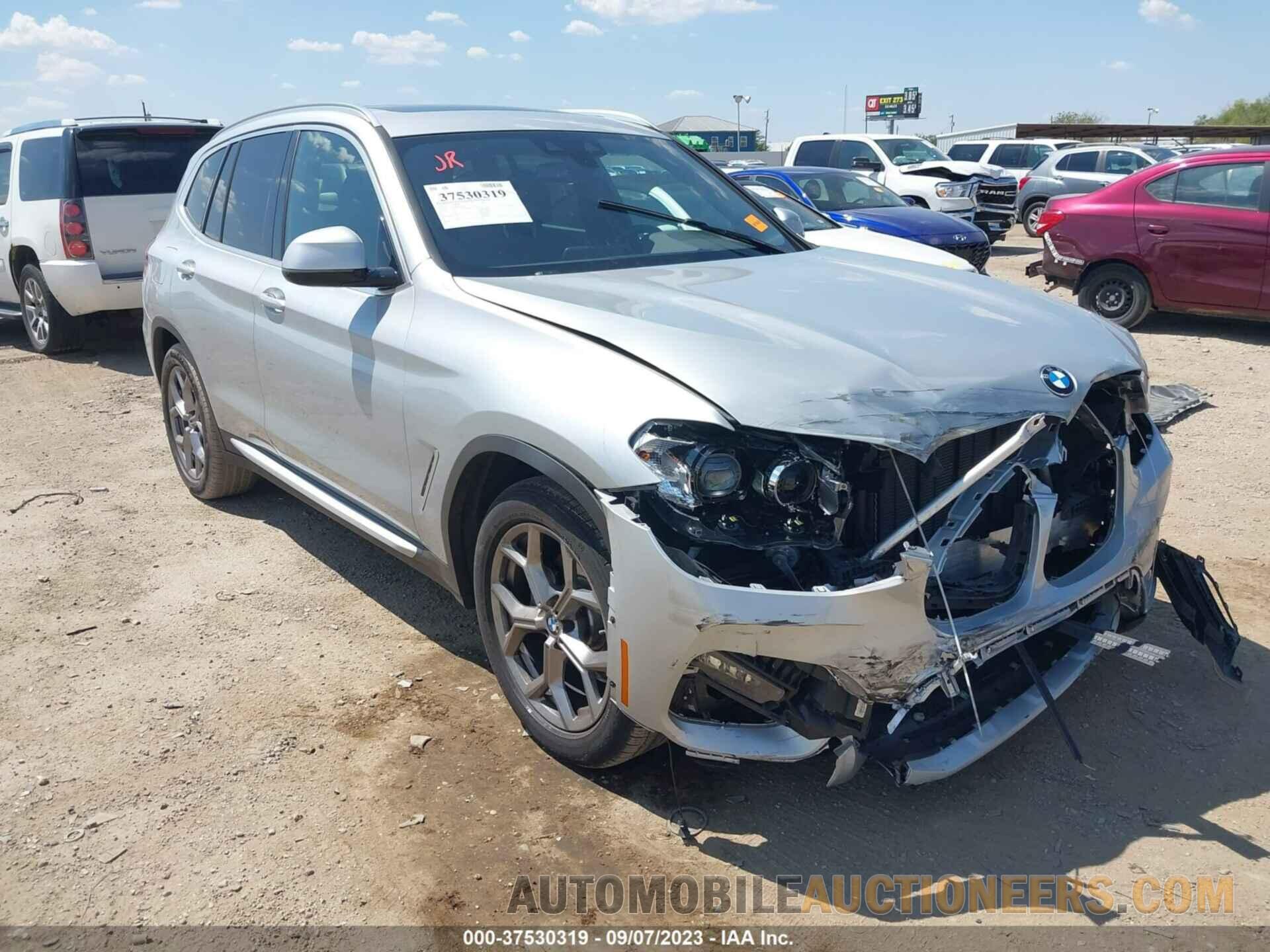 5UXTY3C02M9G51605 BMW X3 2021