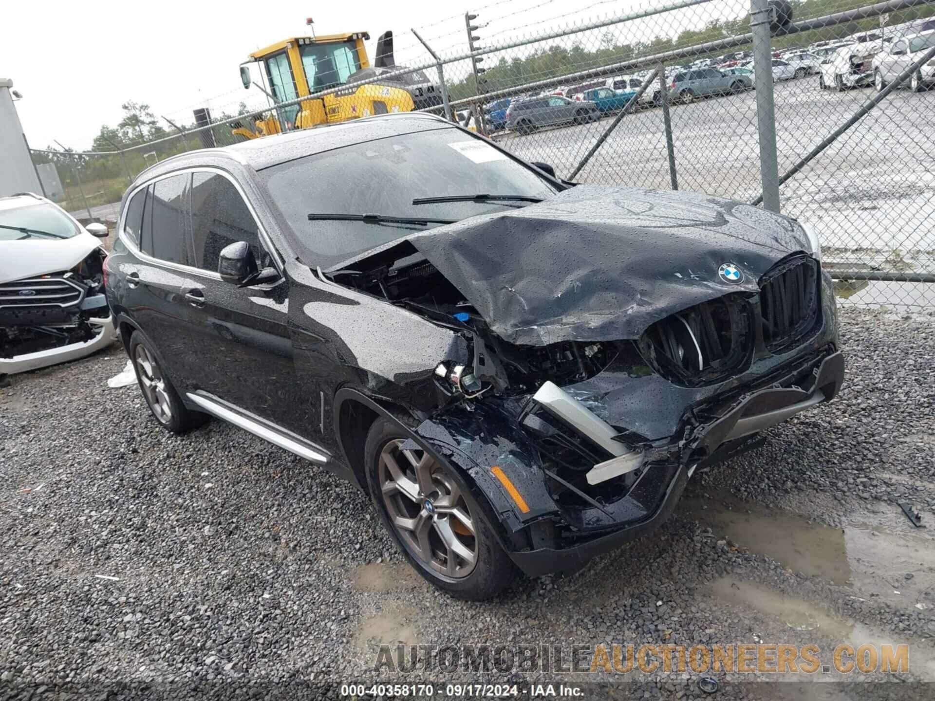 5UXTY3C03M9H25291 BMW X3 2021