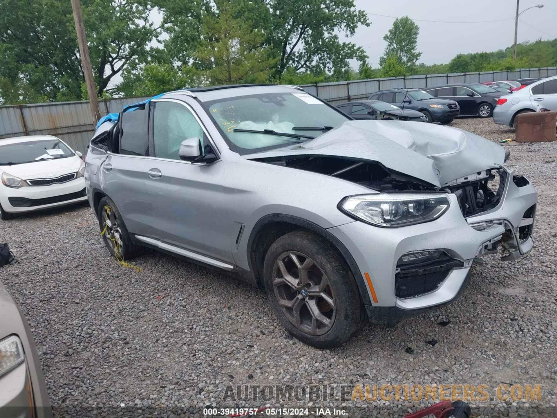 5UXTY3C04M9F59217 BMW X3 2021