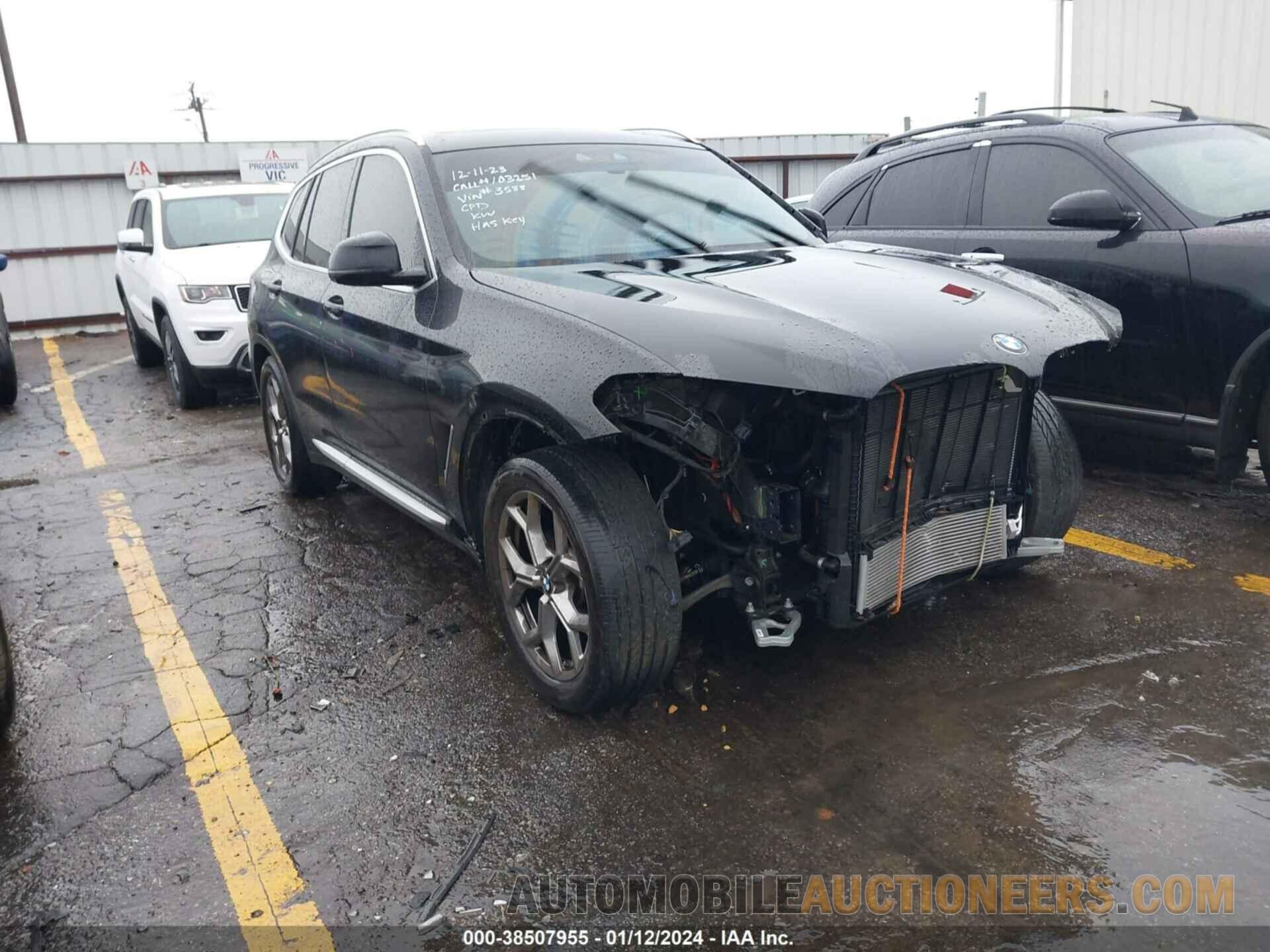 5UXTY3C05M9E03588 BMW X3 2021