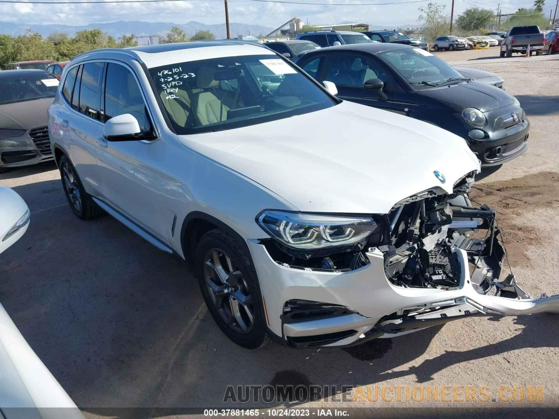 5UXTY3C05M9E94507 BMW X3 2021