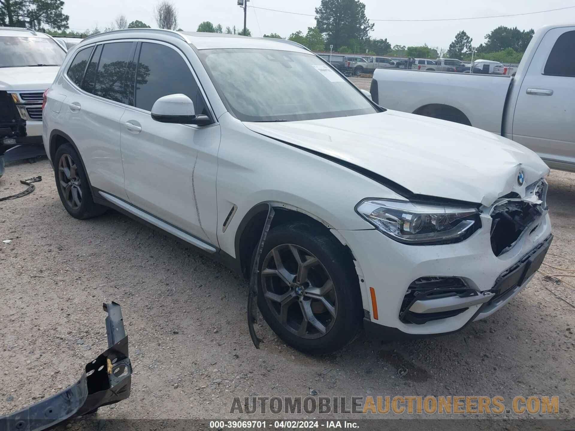 5UXTY3C06M9E91308 BMW X3 2021