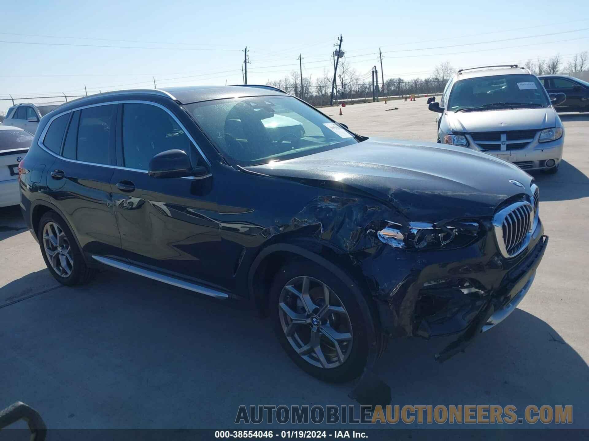 5UXTY3C06M9G70643 BMW X3 2021