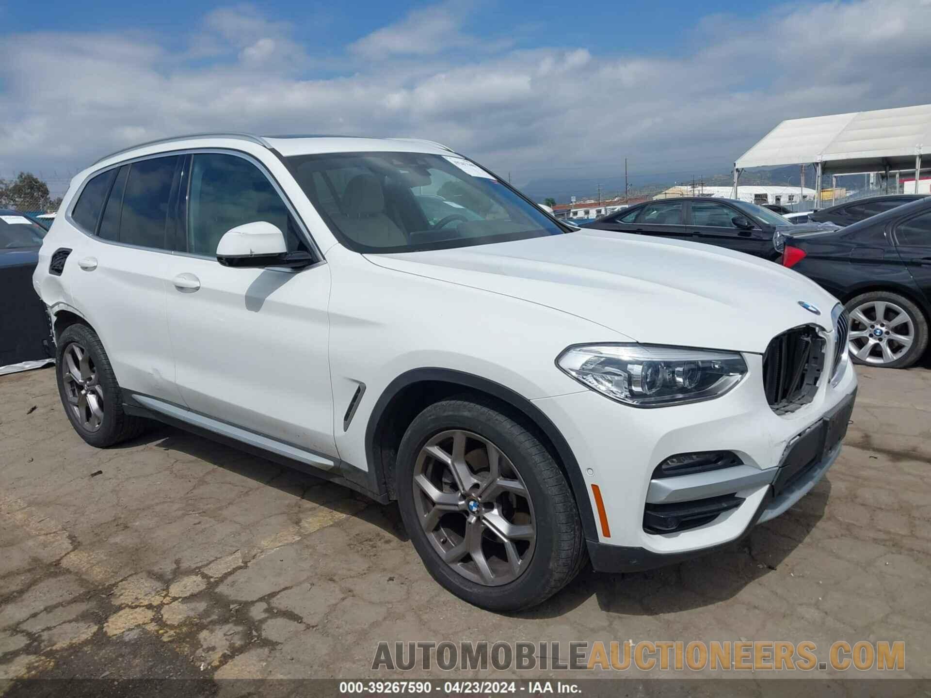 5UXTY3C07M9H92489 BMW X3 2021