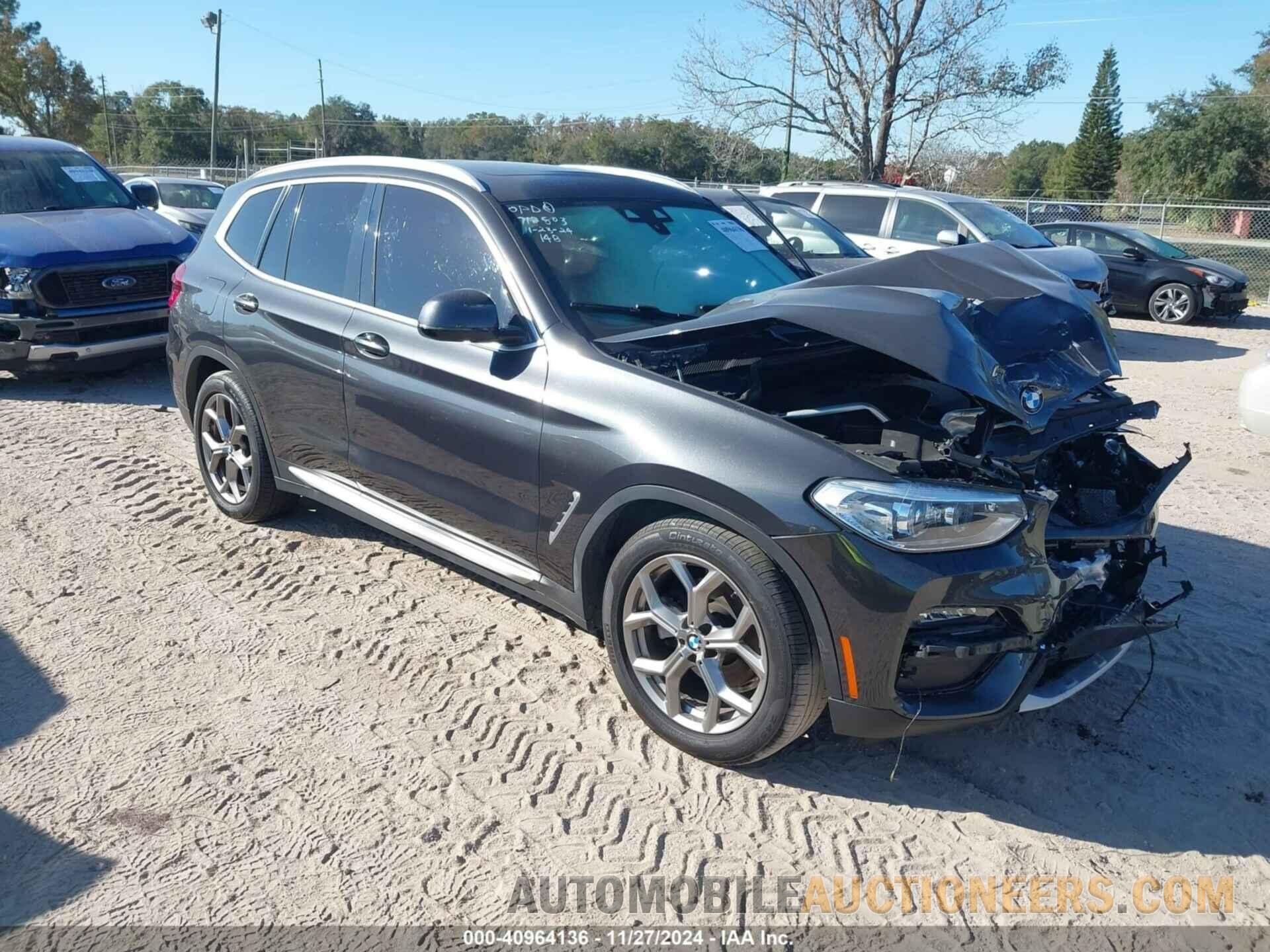 5UXTY3C08M9F37608 BMW X3 2021