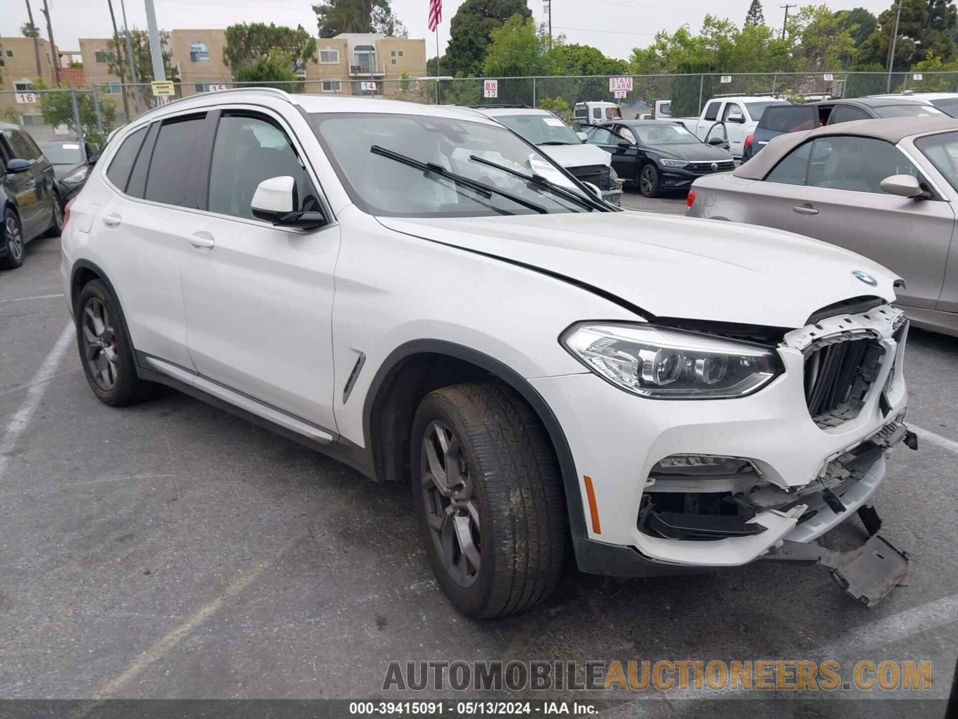 5UXTY3C08M9F62962 BMW X3 2021